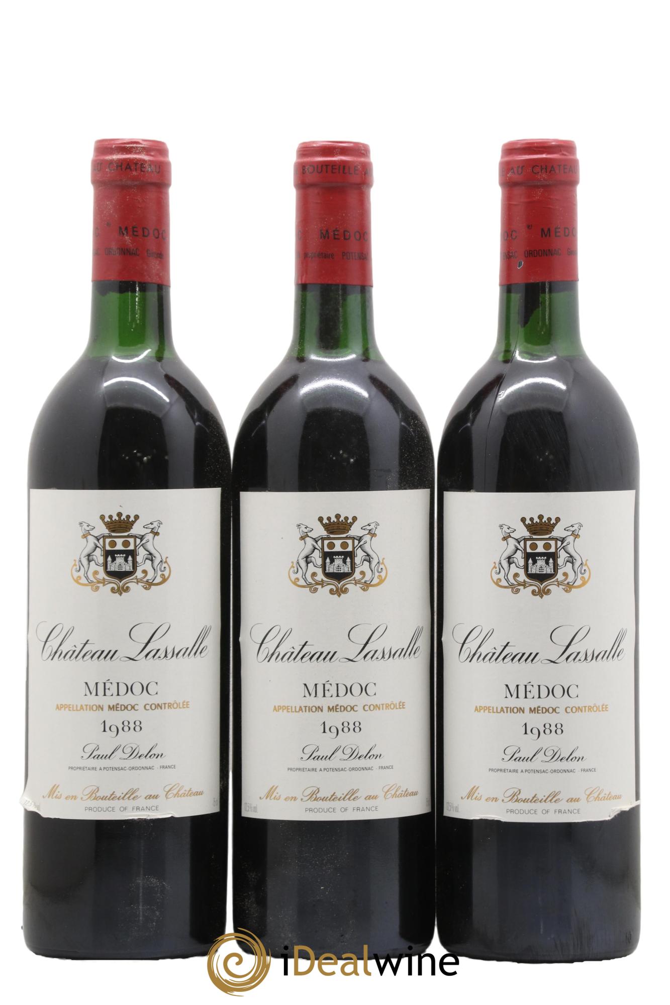 Médoc Château Lassalle 1988 - Lotto di 12 bottiglie - 2