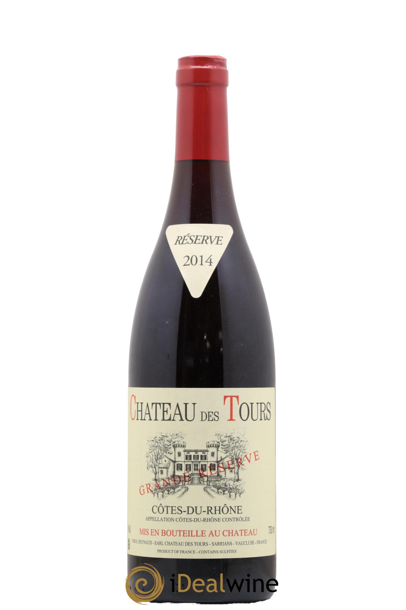 Côtes-du-Rhône Château des Tours Grande Réserve Emmanuel Reynaud 2014 - Lot de 1 bouteille - 0