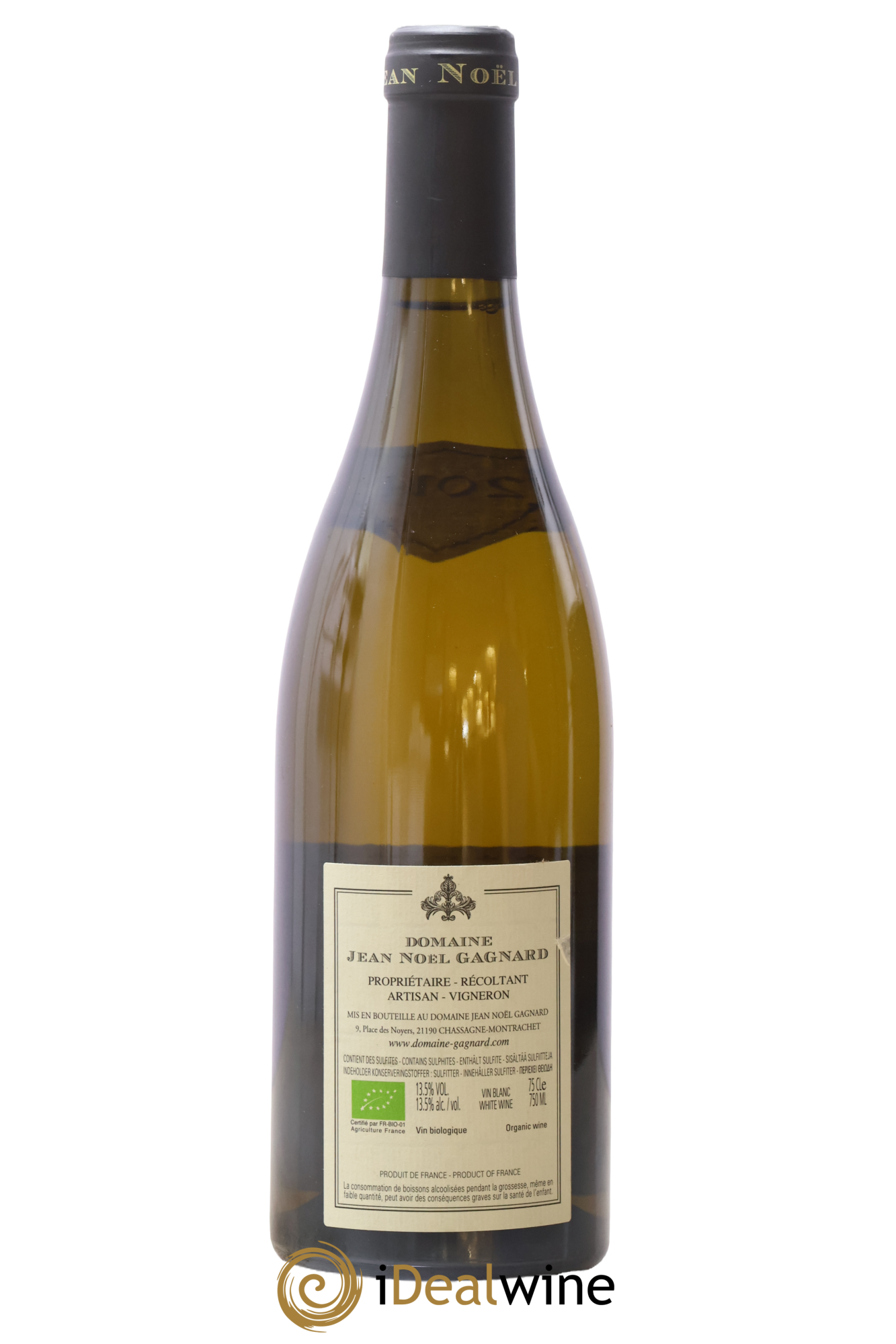 Chassagne-Montrachet 1er Cru Les Chenevottes Jean Noel Gagnard 2014 - Lot de 1 bouteille - 1