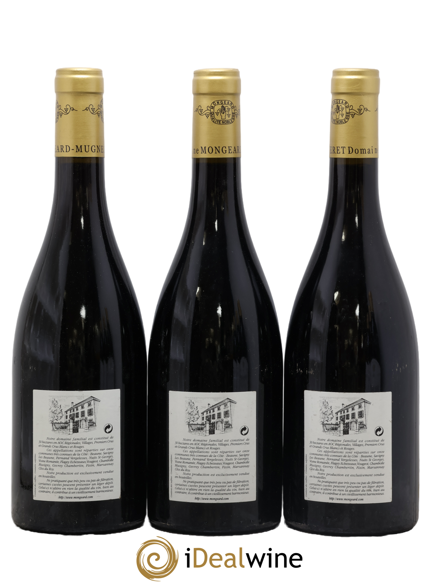 Grands-Echezeaux Grand Cru Mongeard-Mugneret (Domaine) 2007 - Lot de 3 bouteilles - 1