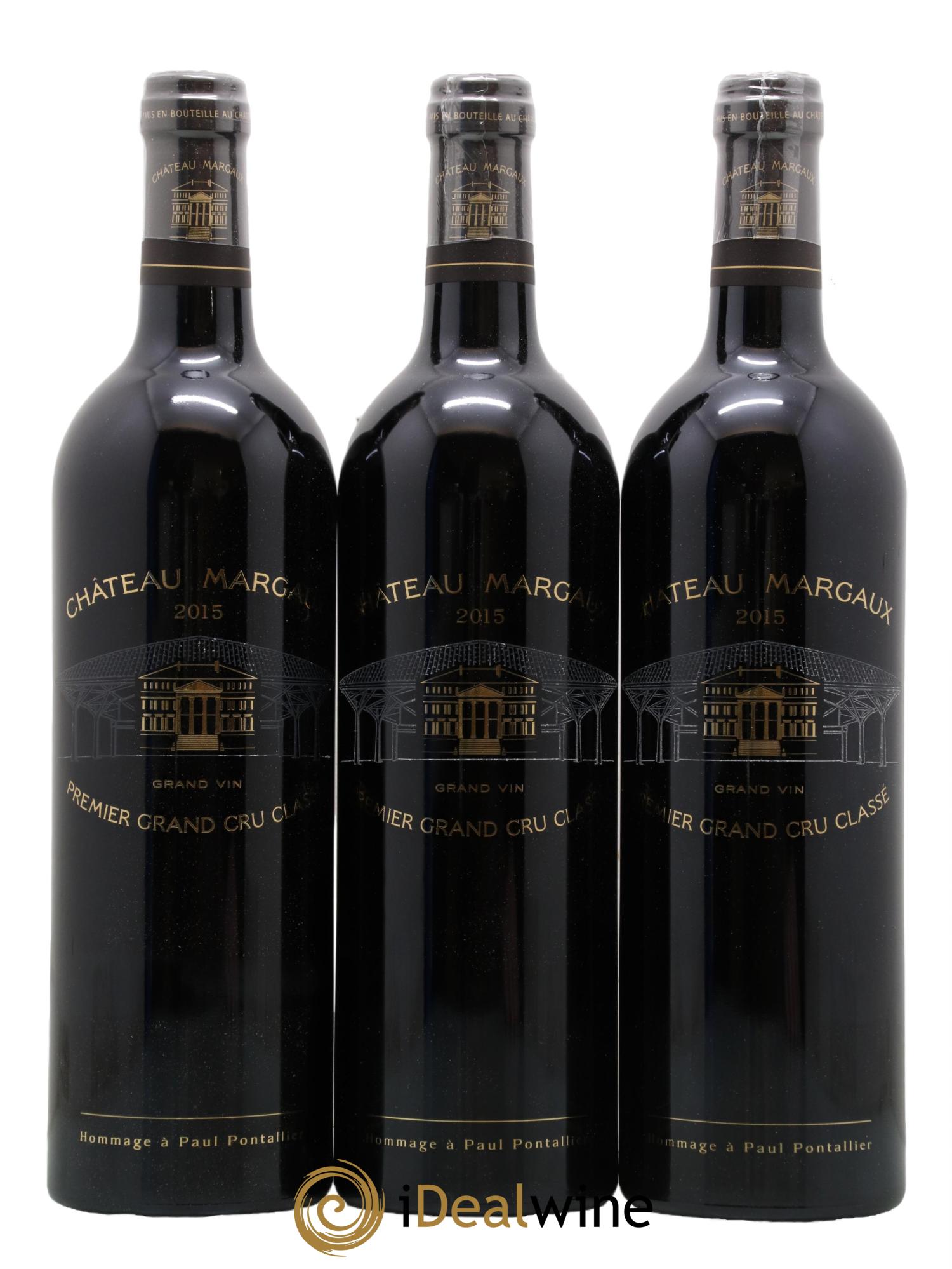 Château Margaux 1er Grand Cru Classé 2015 - Lot de 6 bouteilles - 3