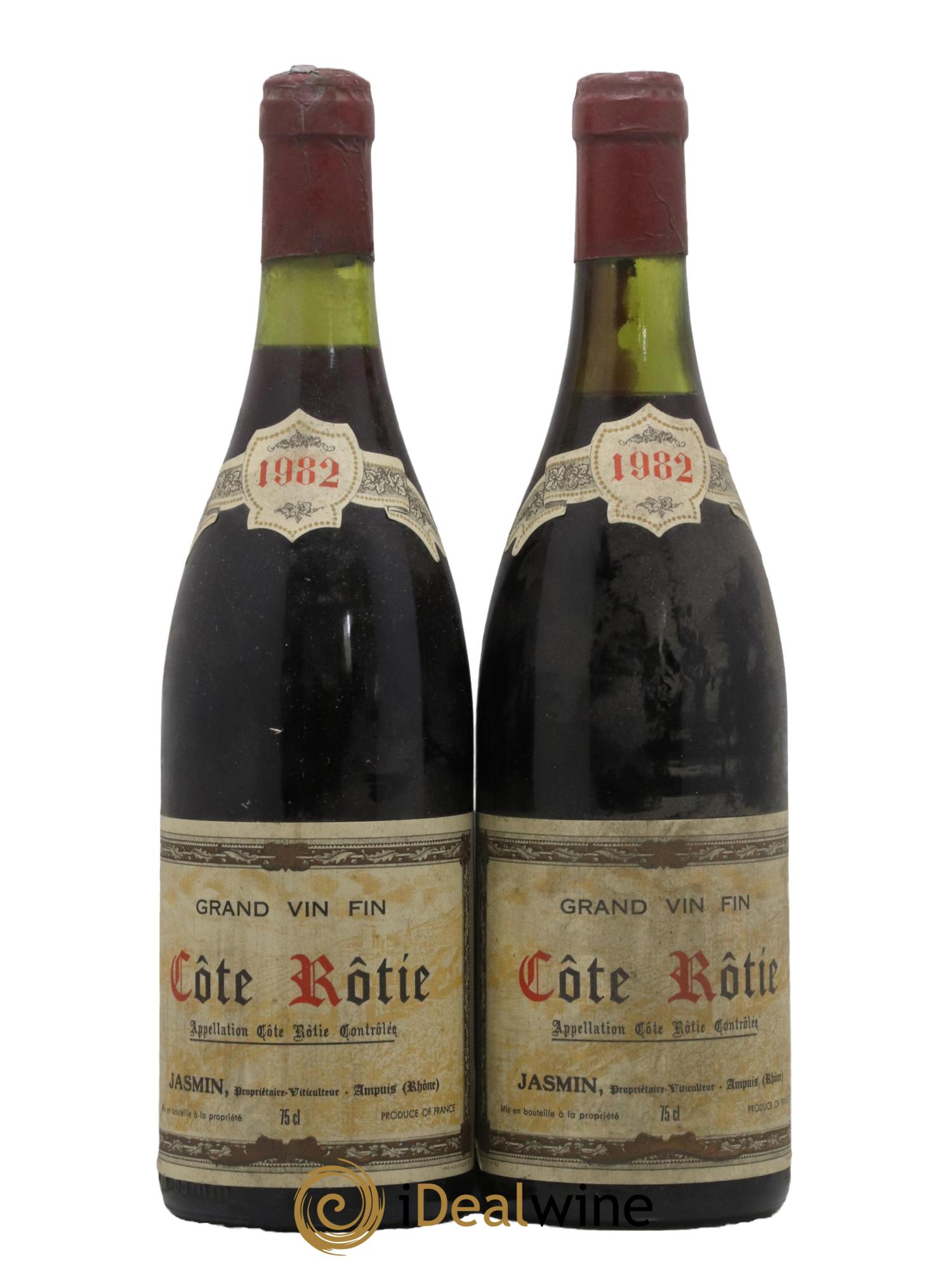 Côte-Rôtie Jasmin (Domaine) 1982 - Lot de 2 bouteilles - 0