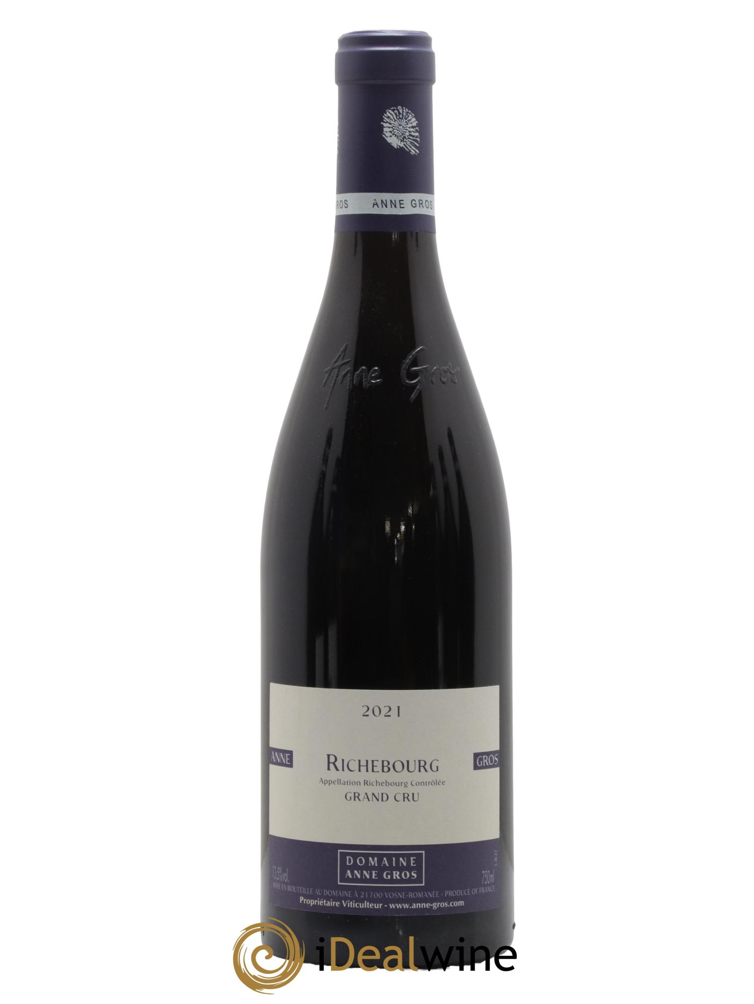 Richebourg Grand Cru Anne Gros 2021 - Lot de 1 bouteille - 0