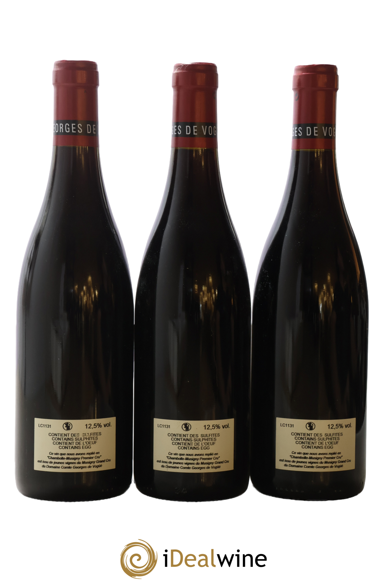 Chambolle-Musigny 1er Cru Comte Georges de Vogüé 2013 - Lot de 3 bouteilles - 1