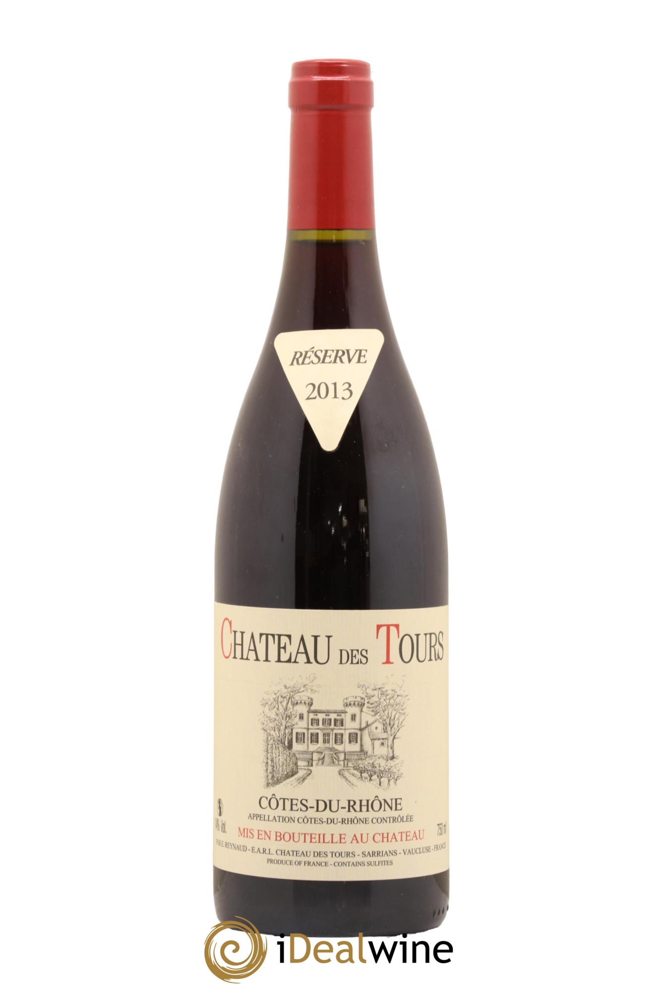 Côtes-du-Rhône Château des Tours Emmanuel Reynaud 2013 - Lot de 1 bouteille - 0