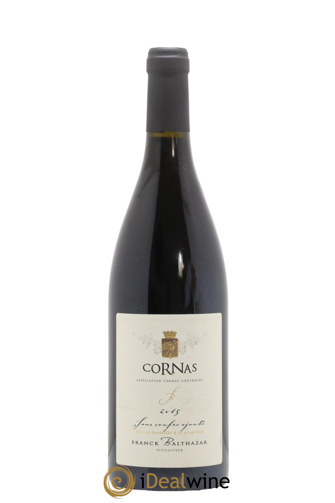 Cornas Cuvée sans soufre Franck Balthazar (Domaine) 2015 - Lot de 1 bouteille - 0