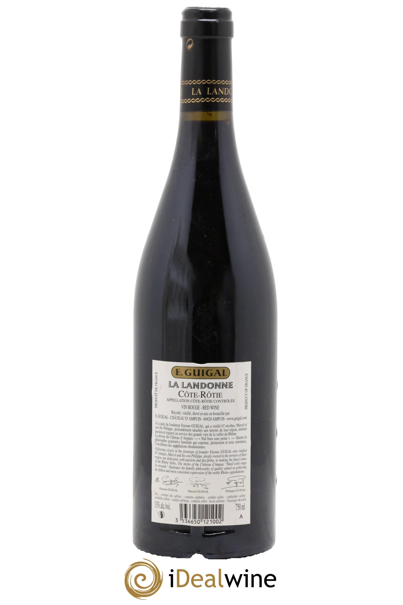 Côte-Rôtie La Landonne Guigal 2011 - Posten von 1 Flasche - 1