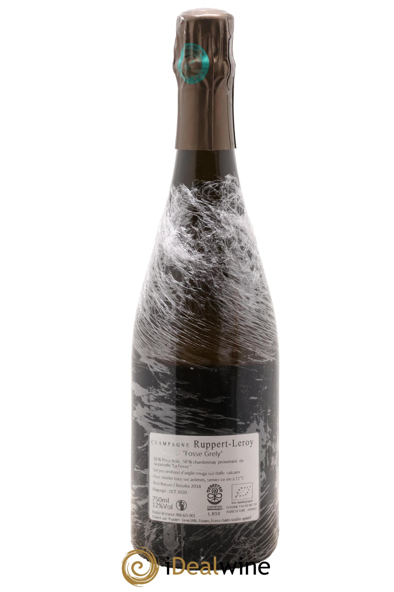 Fosse-Grely Brut Nature Ruppert-Leroy 2018 - Posten von 1 Flasche - 1