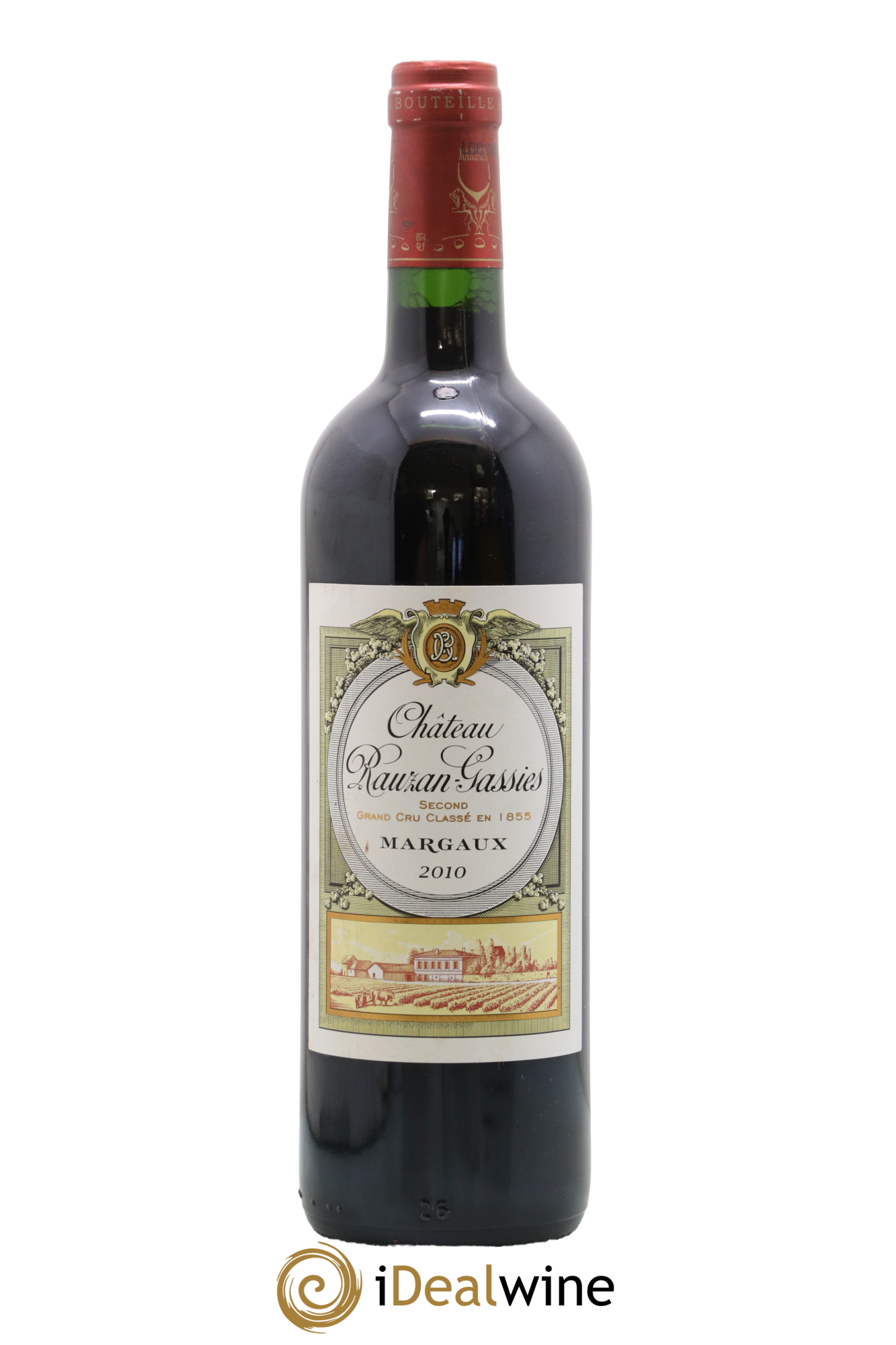 Château Rauzan-Gassies 2ème Grand Cru Classé 2010 - Lot de 1 bouteille - 0