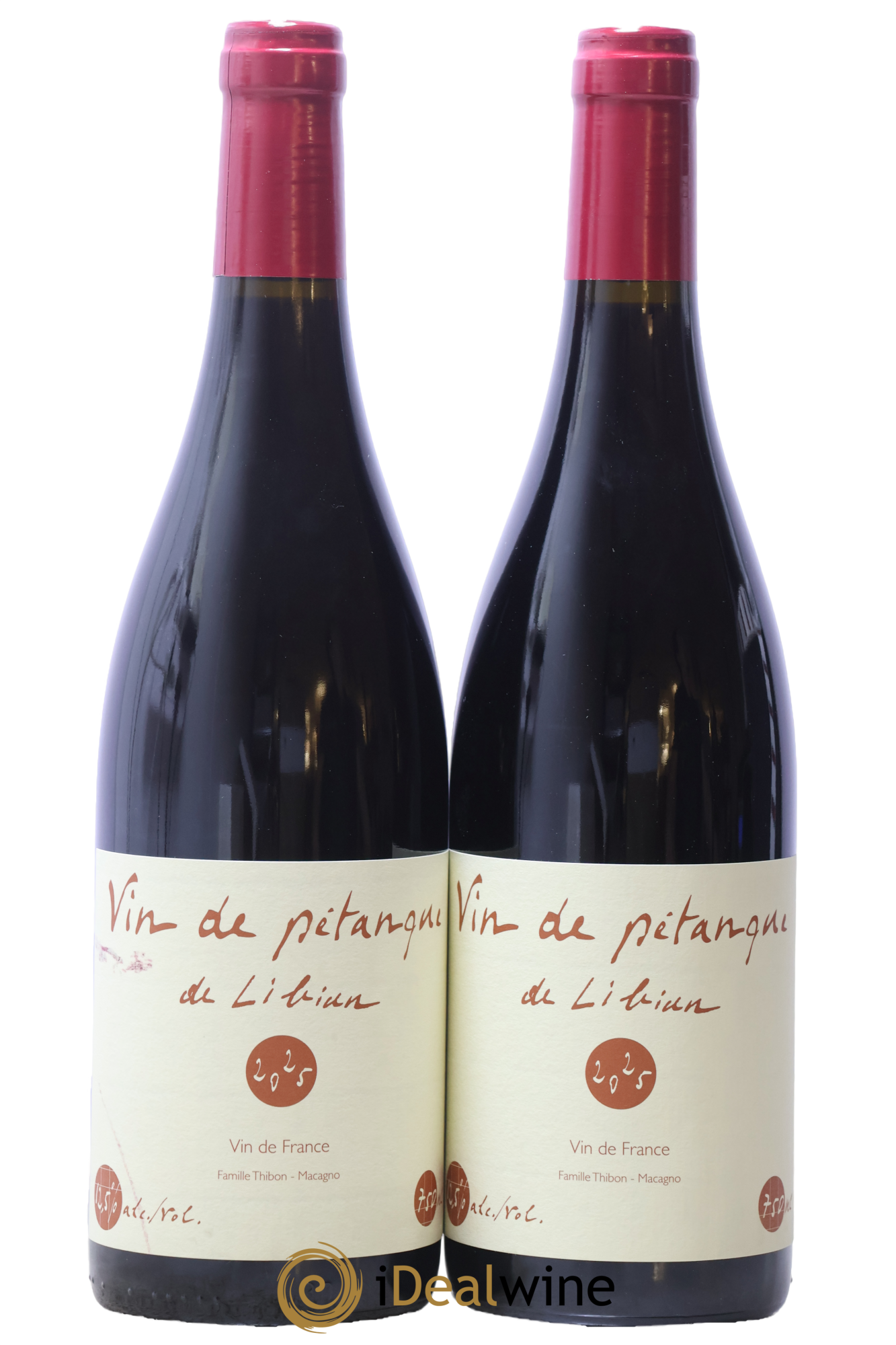 Ardèche Vin de Pétanque Mas de Libian 2025 - Lot de 2 bouteilles - 0