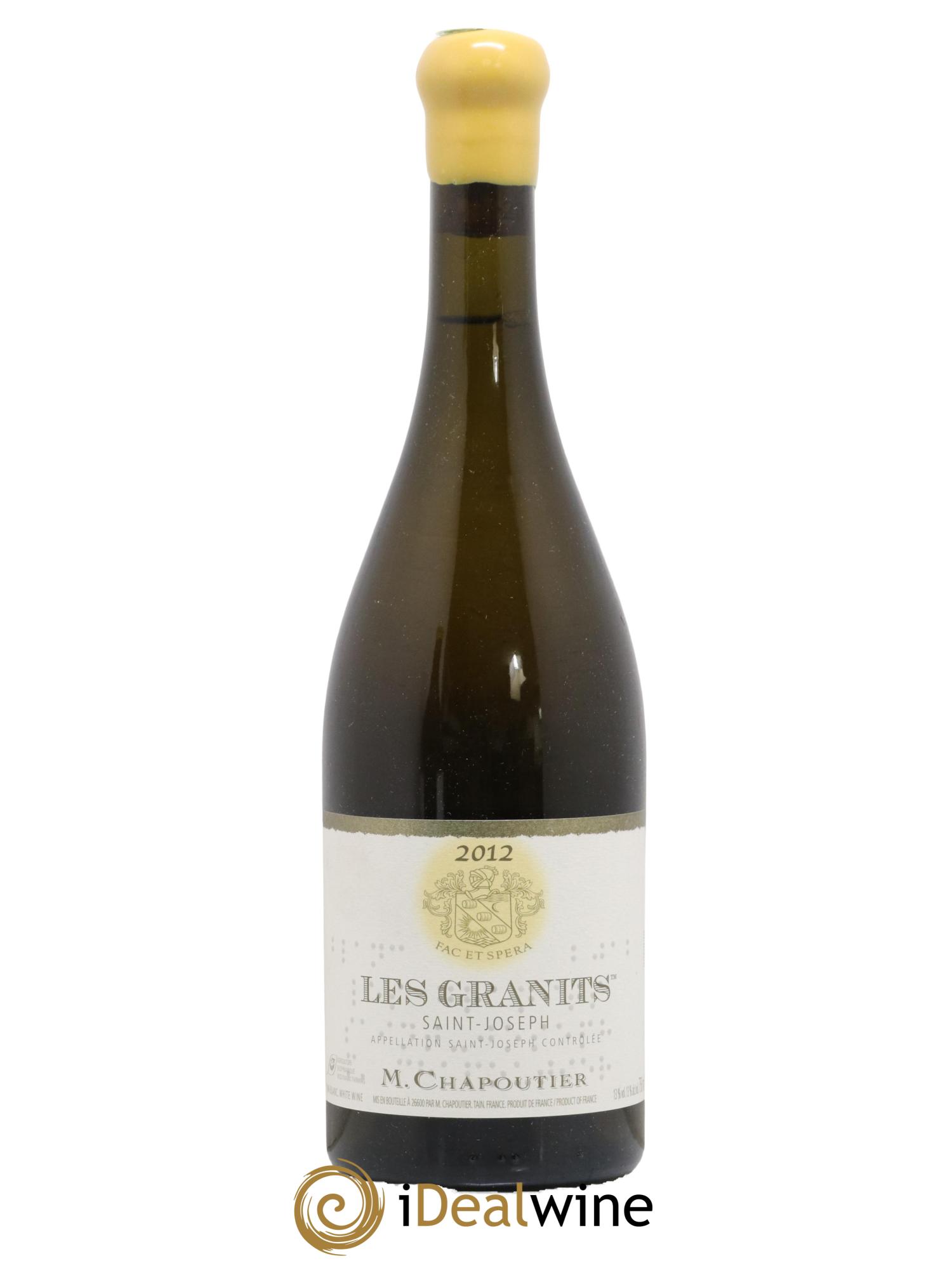 Saint-Joseph Les Granits Chapoutier 2012 - Lot of 1 bottle - 0