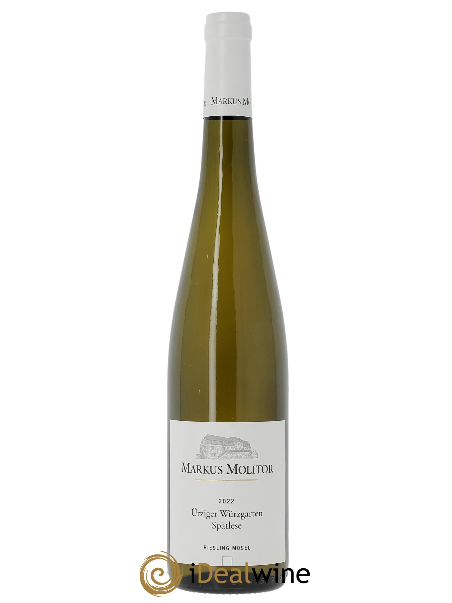 Riesling Markus Molitor Urziger Wurzgarten Spatlese White Capsule  2022 - Lot of 1 bottle - 0