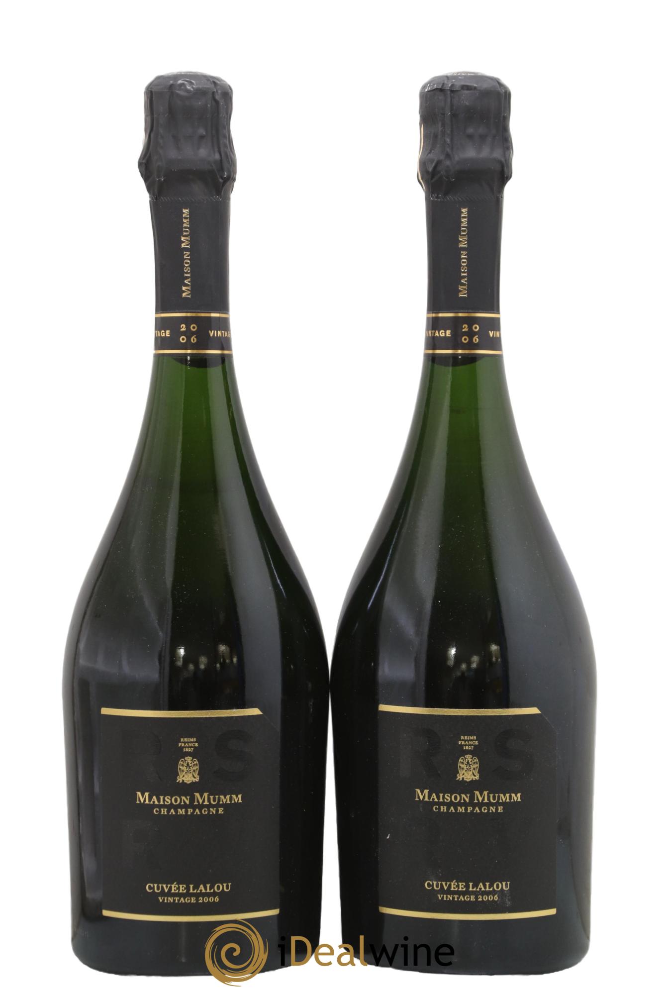 Champagne RSRV Cuvée Lalou René lalou 2006 - Posten von 2 Flaschen - 0