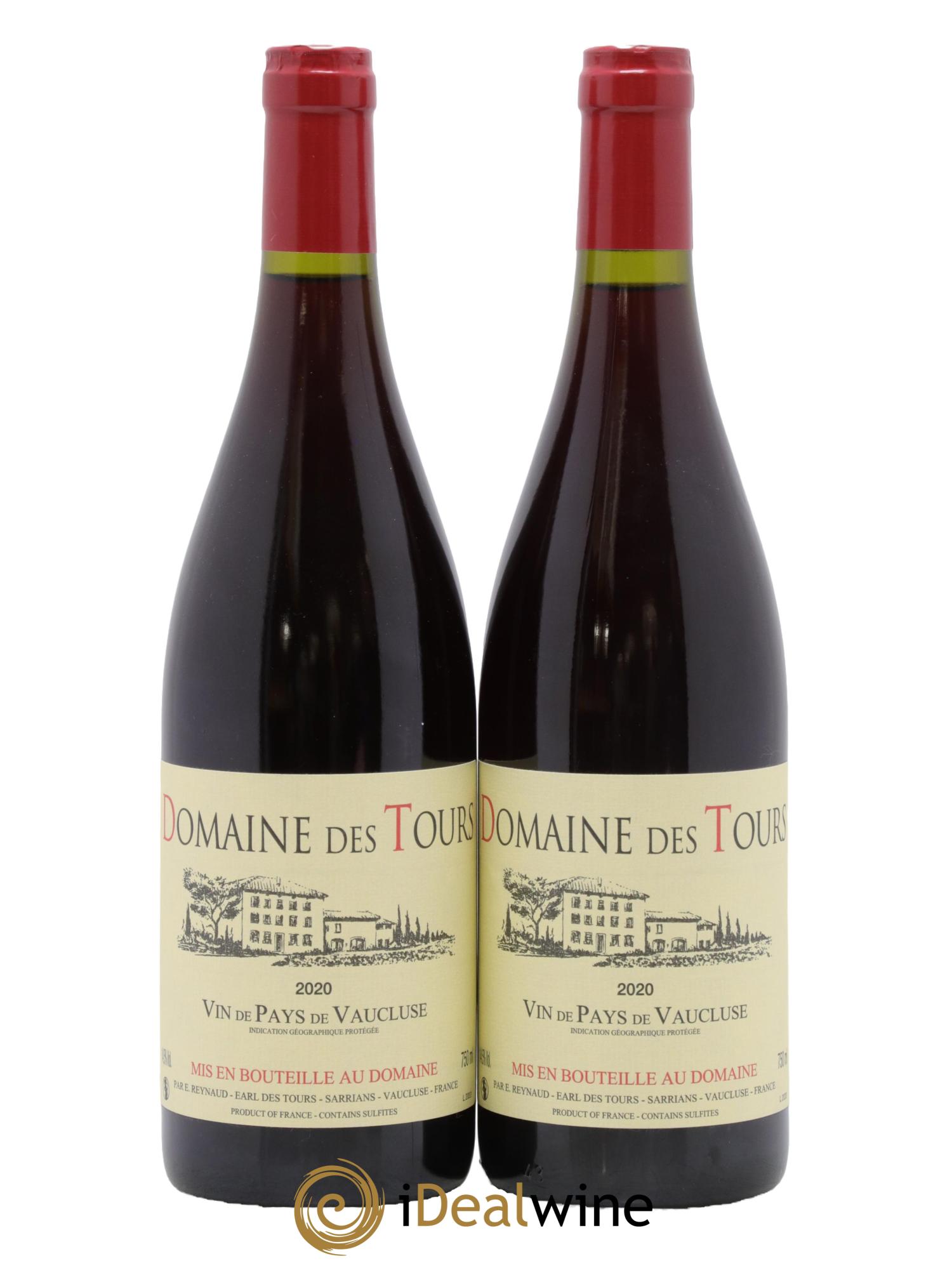 Vaucluse (Vin de Pays de Vaucluse) Domaine des Tours Emmanuel Reynaud 2020 - Lotto di 2 bottiglie - 0