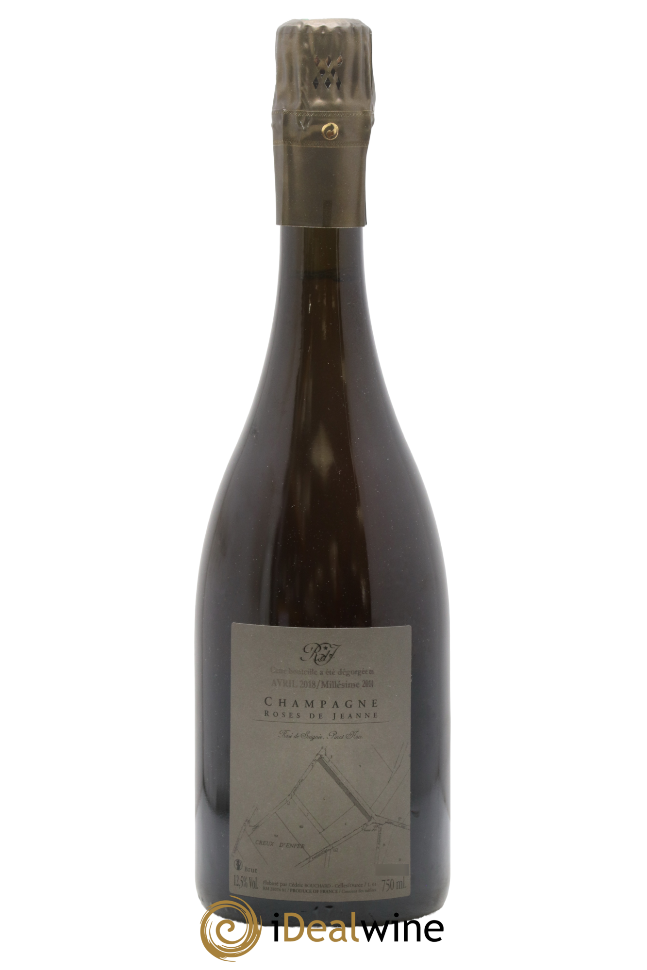 Roses de Jeanne Le Creux d'Enfer Cédric Bouchard 2014 - Lot de 1 bouteille - 1