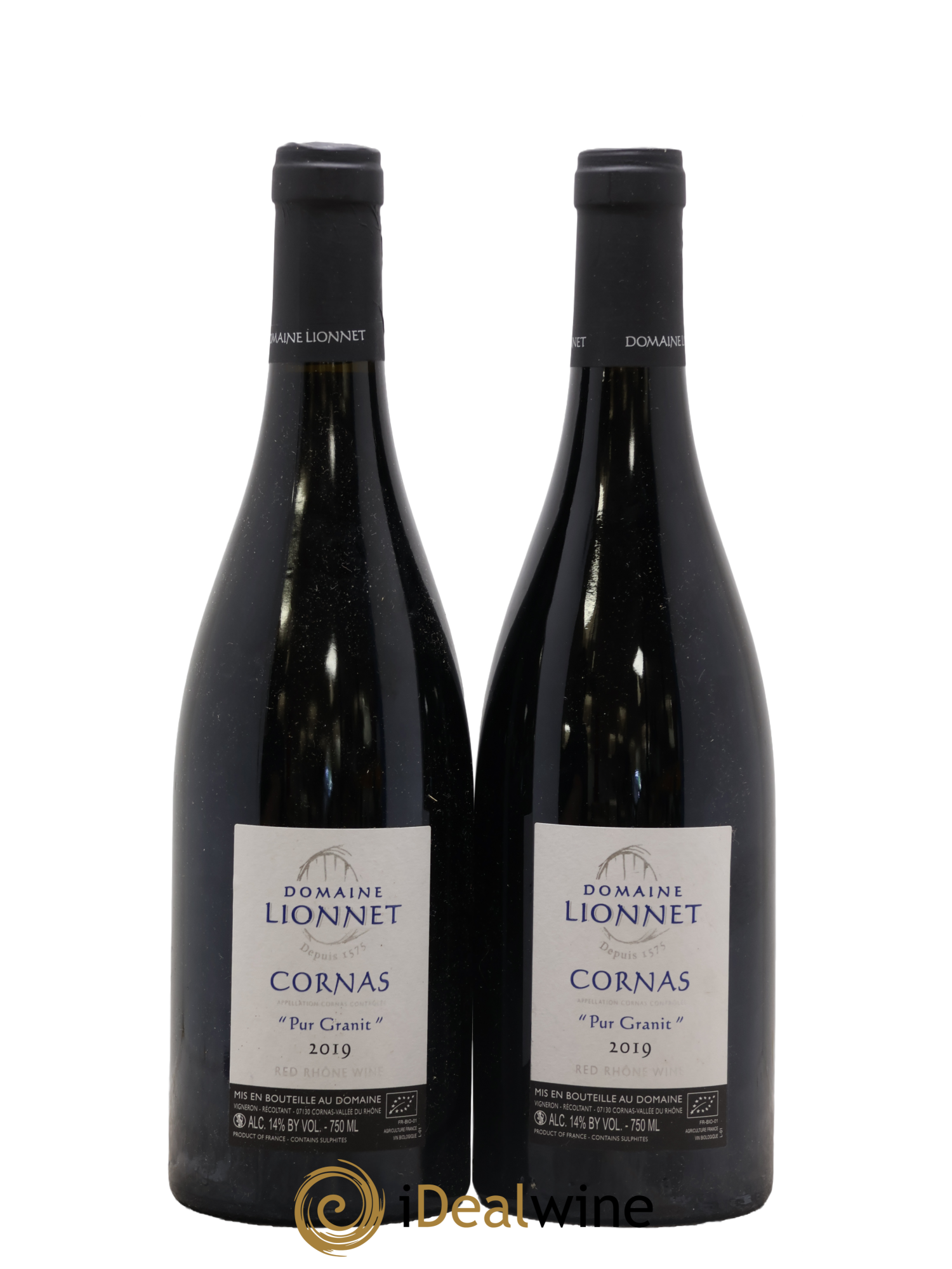 Cornas Pur Granit Pierre Lionnet 2019 - Lotto di 2 bottiglie - 0