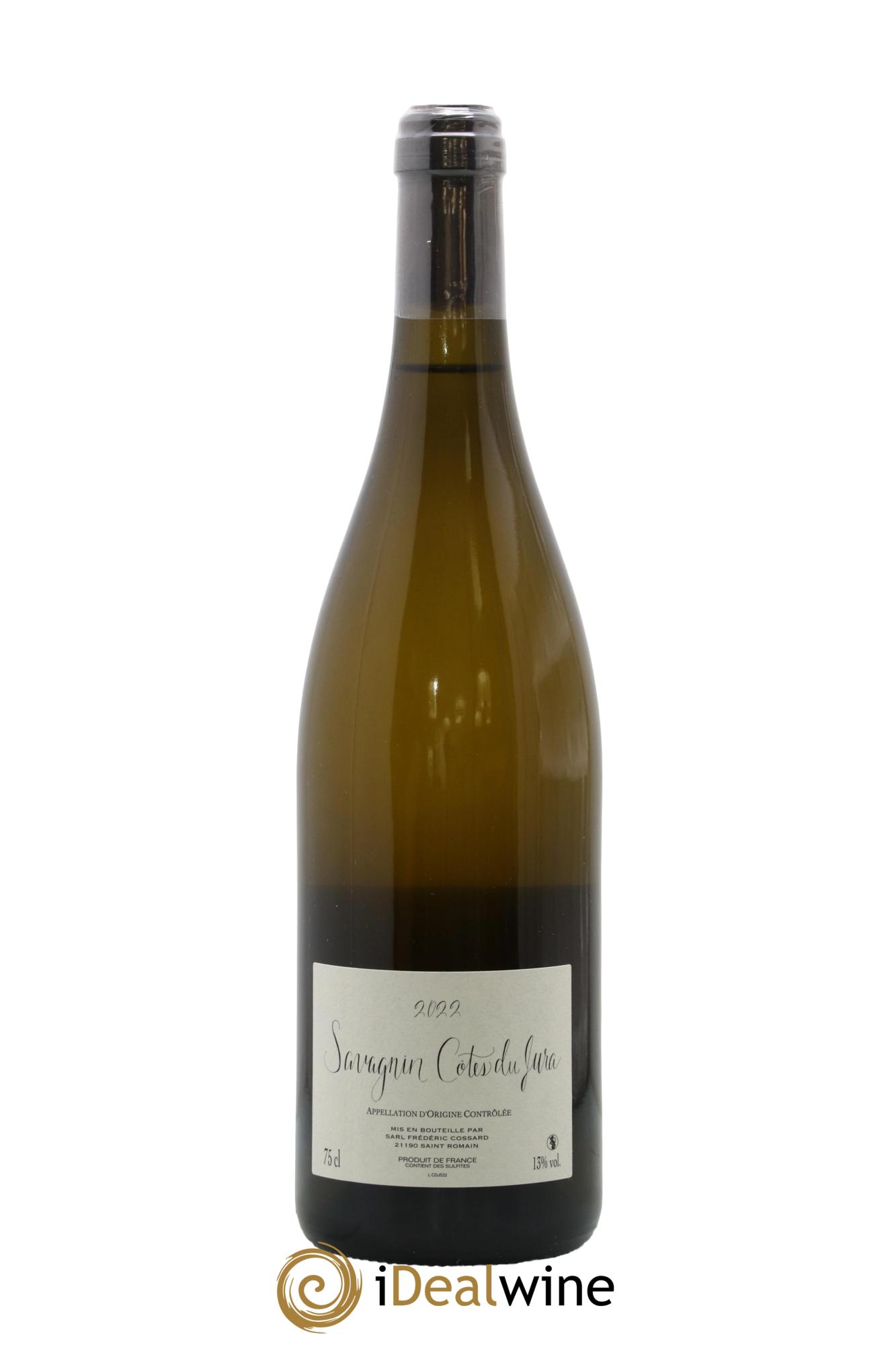 Côtes du Jura Savagnin Fraté Frédéric Cossard 2022 - Lot de 1 bouteille - 1