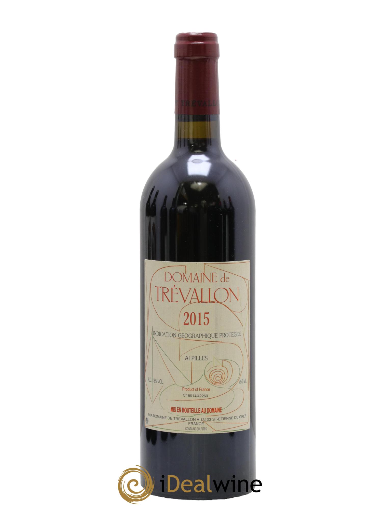 Alpilles Trévallon (Domaine de) Eloi Dürrbach 2015 - Lot de 1 bouteille - 0
