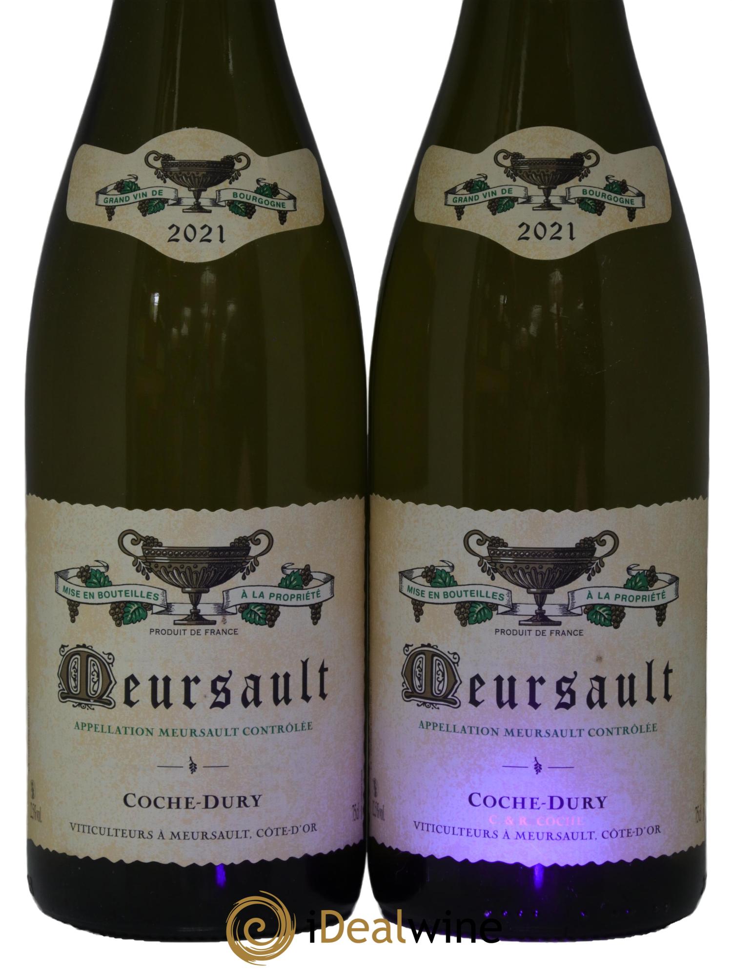 Meursault Coche Dury (Domaine) 2021 - Lot de 2 bouteilles - 1