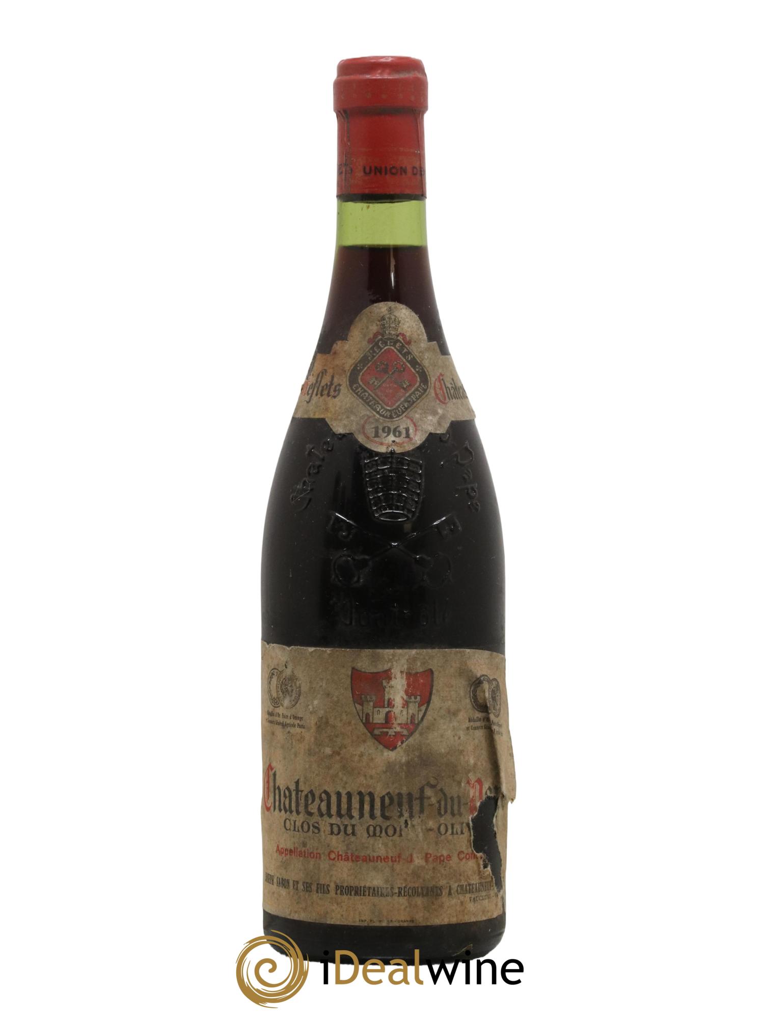 Châteauneuf-du-Pape Clos du Mont-Olivet 1961 - Lot de 1 bouteille - 0