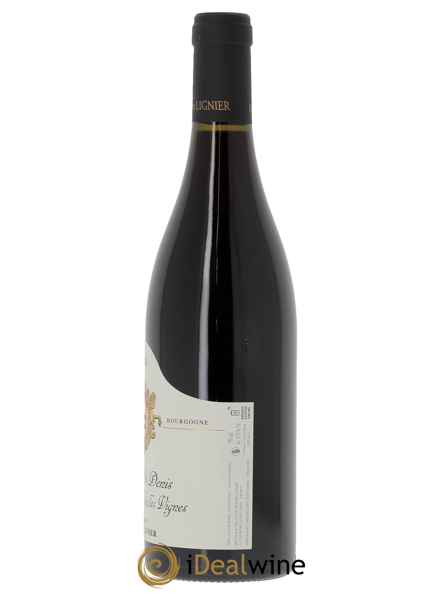 Morey-Saint-Denis 1er Cru Vieilles Vignes Hubert Lignier (Domaine)  2023 - Lot de 1 bouteille - 1