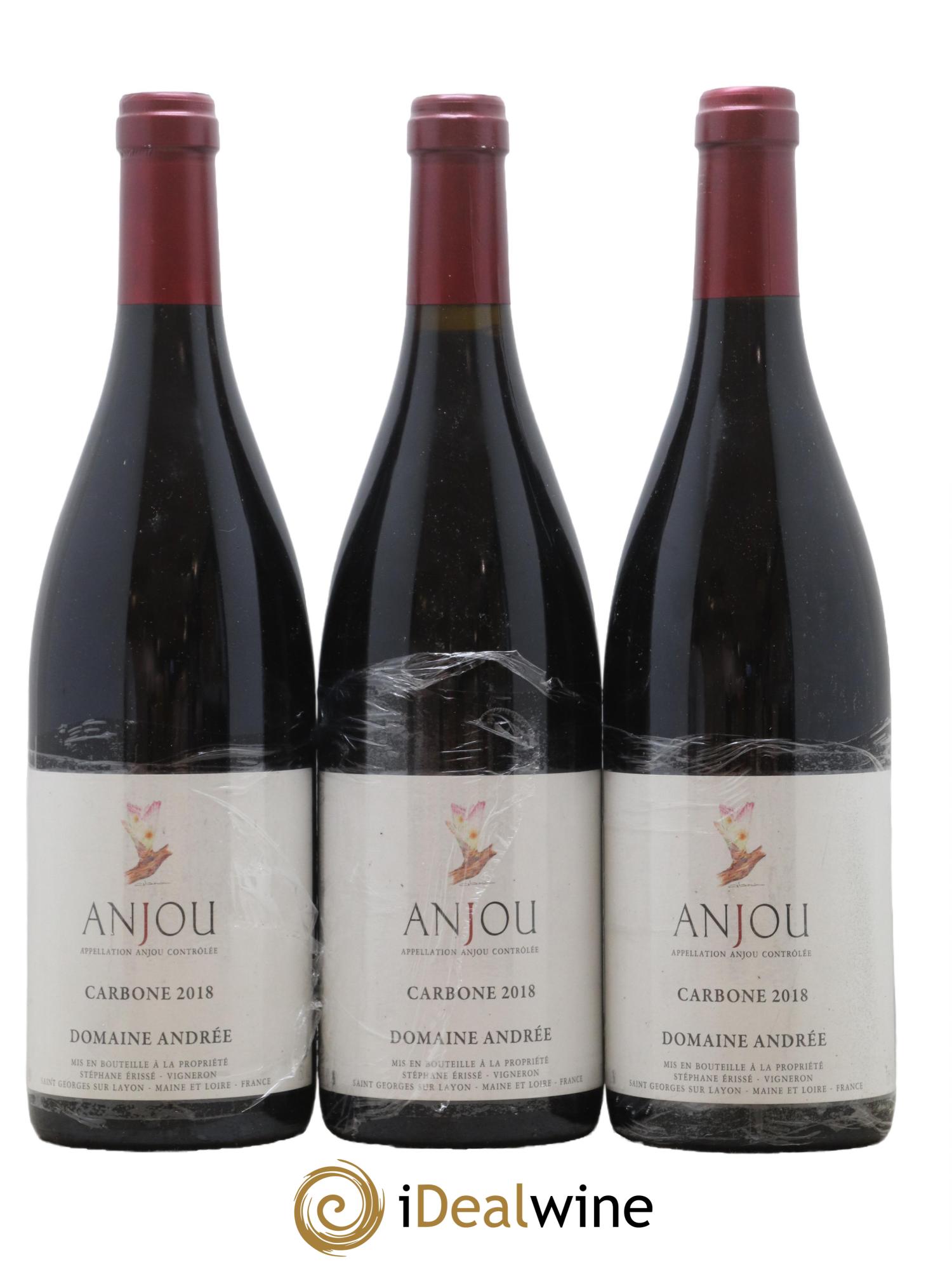 Anjou Carbone Andrée (Domaine) 2018 - Lot de 3 bouteilles - 0