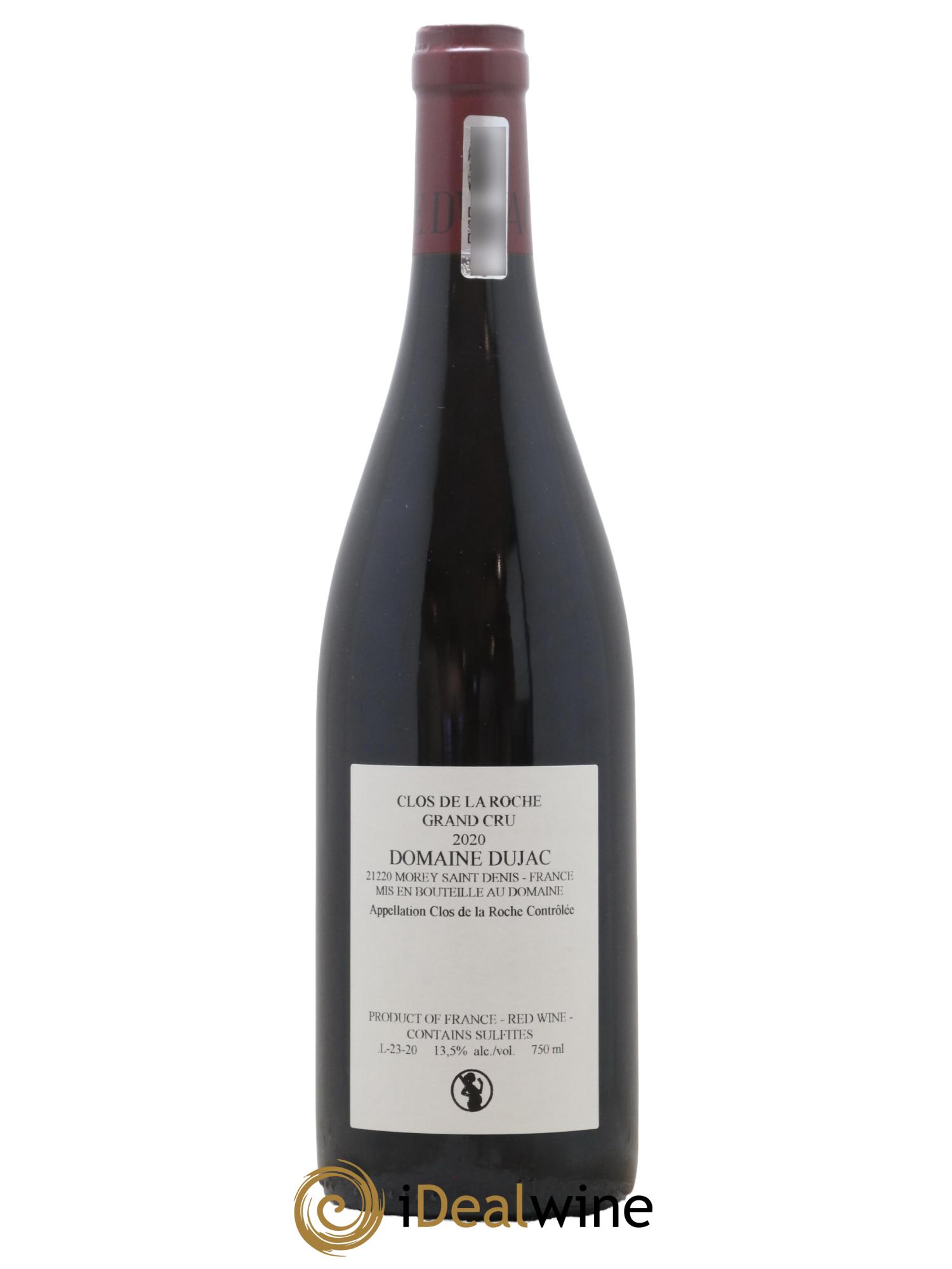 Clos de la Roche Grand Cru Dujac (Domaine) 2020 - Lot de 1 bouteille - 1