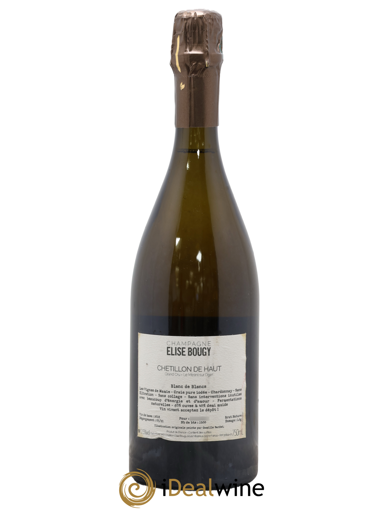Chétillon de Haut Le Mesnil sur Oger Elise Bougy - Lot de 1 bouteille - 1