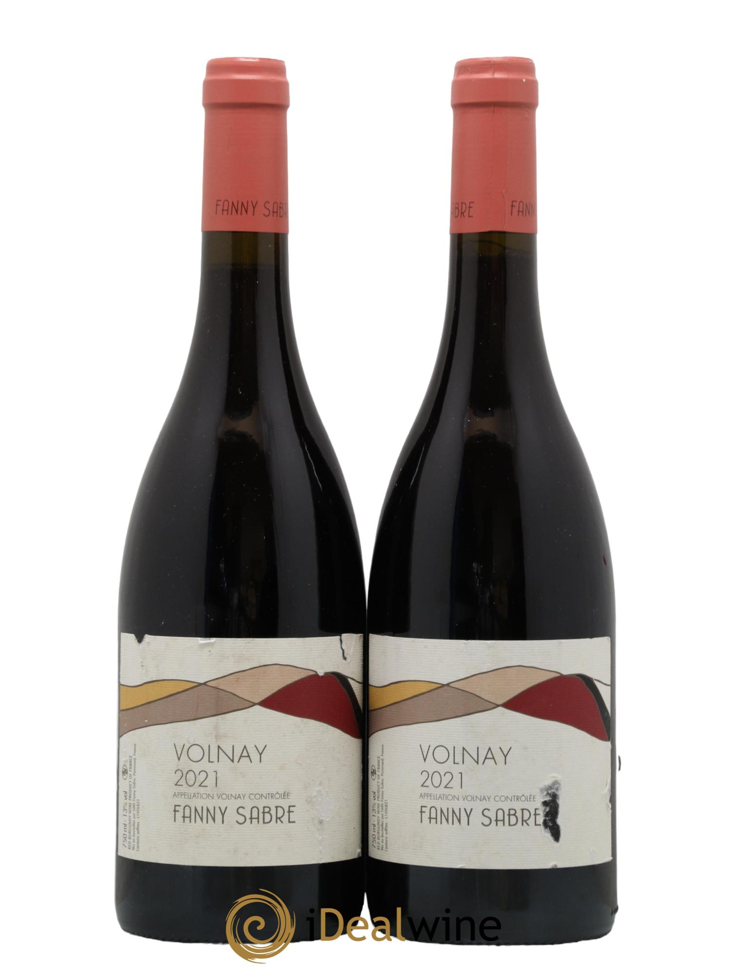 Volnay Fanny Sabre 2021 - Lot de 2 bouteilles - 0