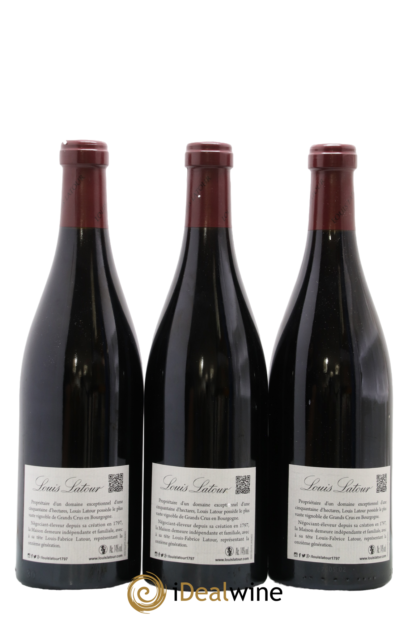 Romanée-Saint-Vivant Grand Cru Les Quatre Journaux Louis Latour 2015 - Lot de 3 bouteilles - 1