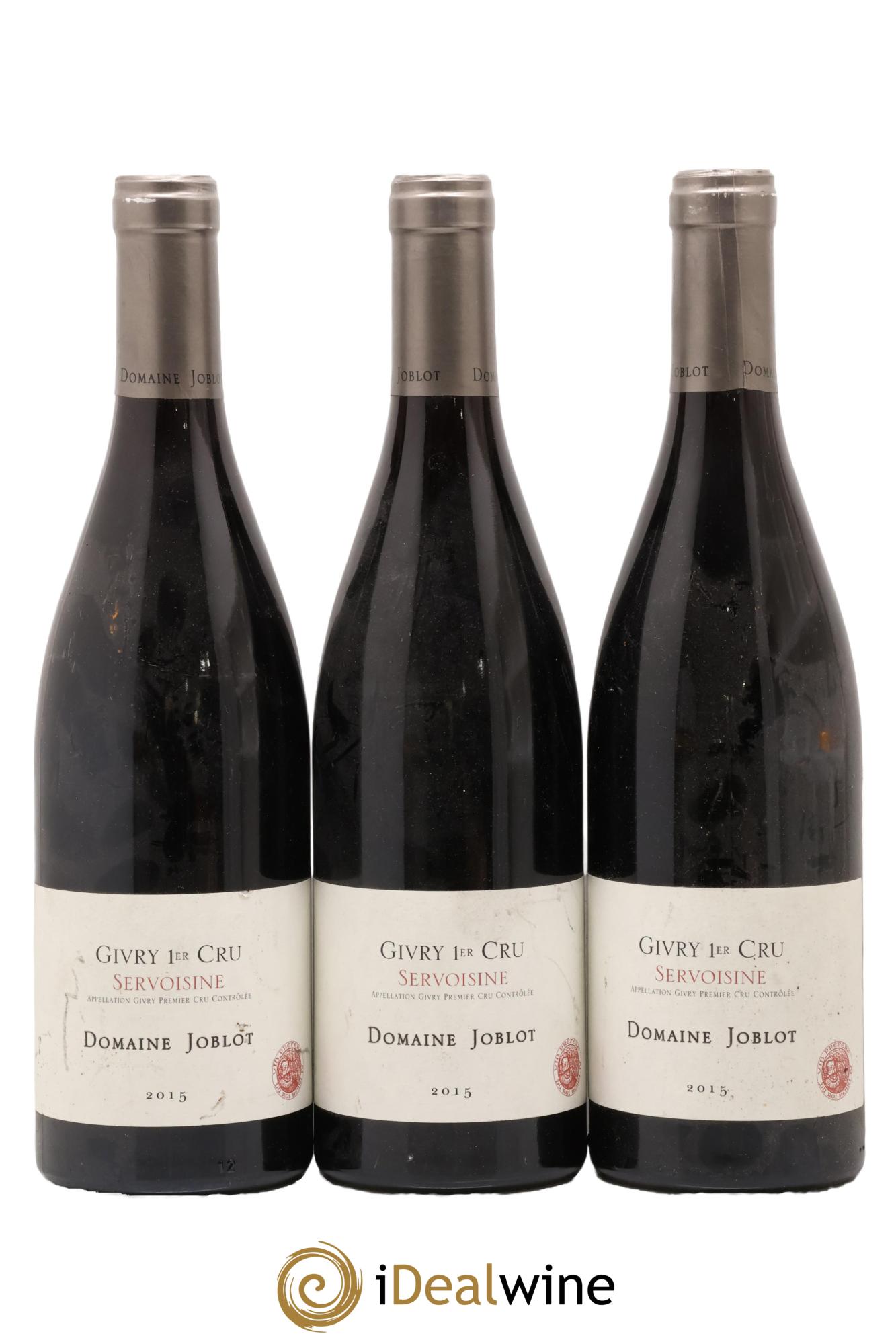 Givry 1er Cru Servoisine Joblot (Domaine) 2015 - Lot de 3 bouteilles - 0