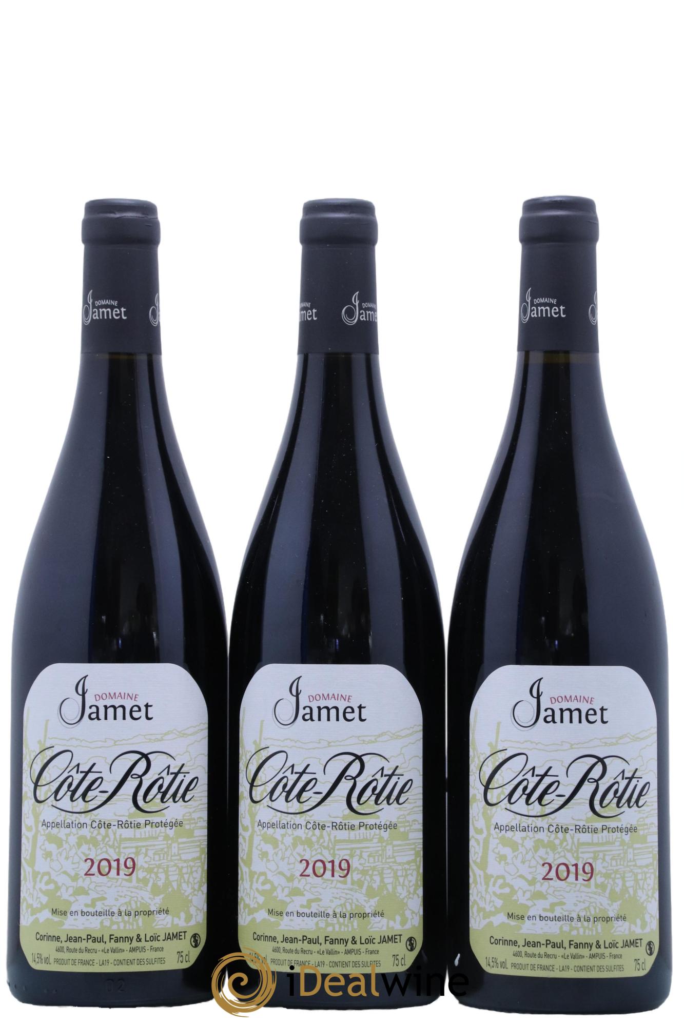 Côte-Rôtie Jamet (Domaine) 2019 - Lot de 3 bouteilles - 0