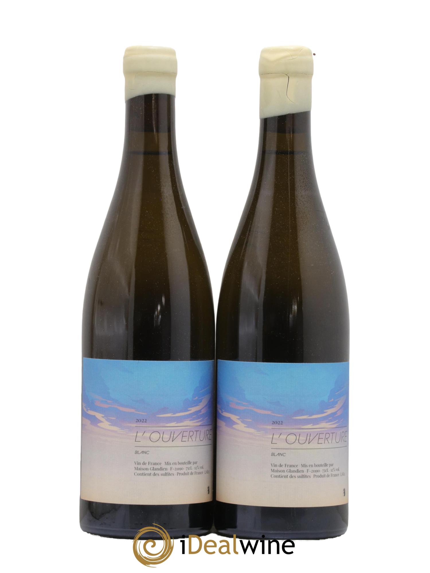 Vin de France L'Ouverture Maison Glandien 2022 - Lot de 2 bouteilles - 0