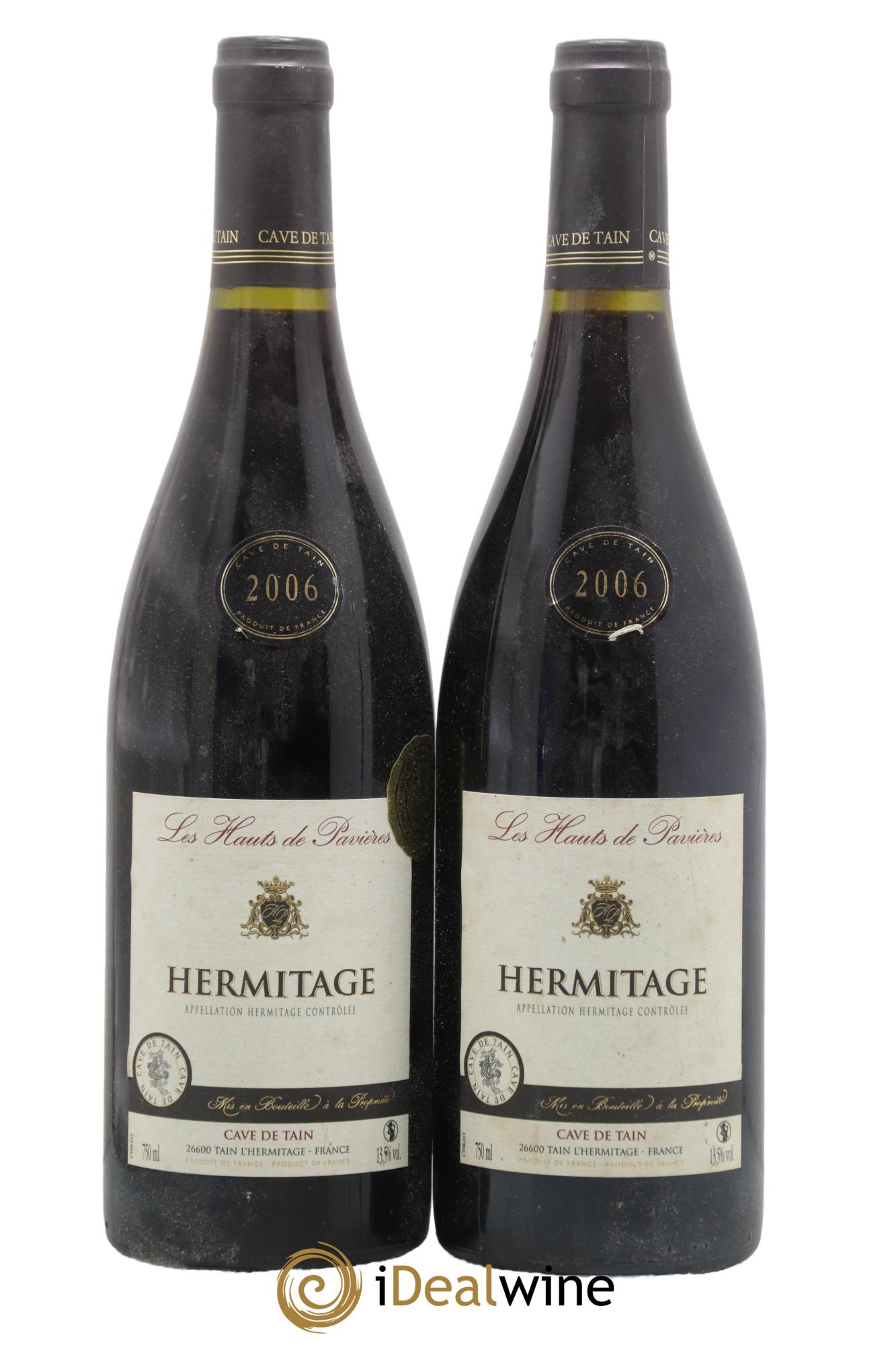 Hermitage Cave de Tain 2006 - Lot of 2 bottles - 0