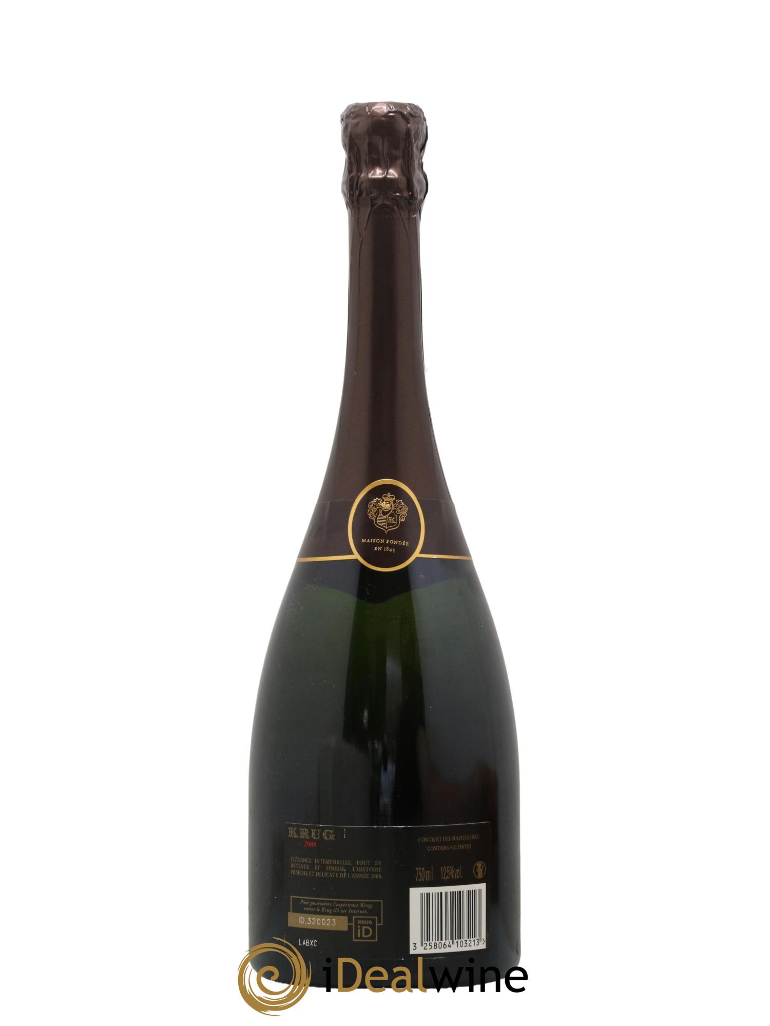 Vintage Krug 2008 - Posten von 1 Flasche - 1