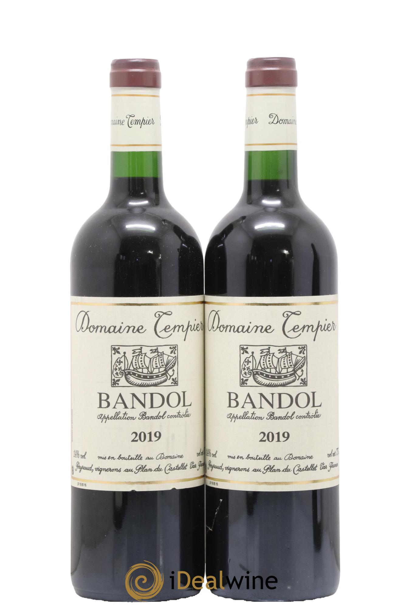 Bandol Domaine Tempier Famille Peyraud 2019 - Lot de 2 bouteilles - 0