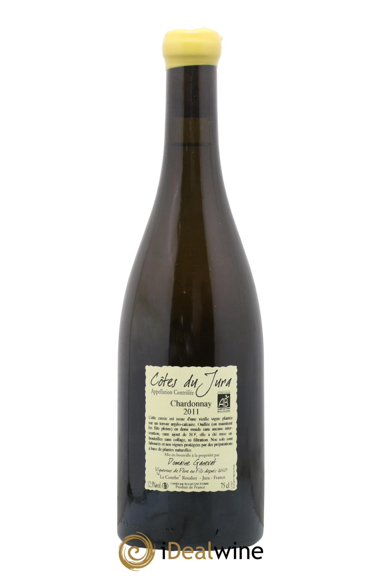 Côtes du Jura Les Chamois du Paradis Jean-François Ganevat (Domaine) 2011 - Lot de 1 bouteille - 1