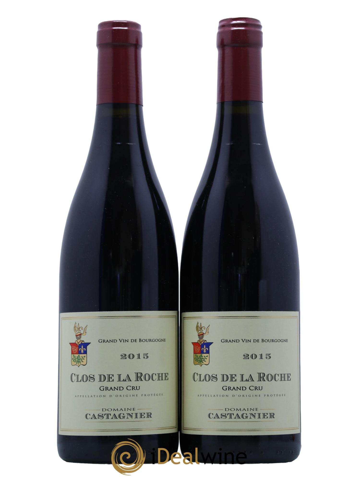 Clos de la Roche Grand Cru Castagnier (Domaine) 2015 - Lotto di 2 bottiglie - 0
