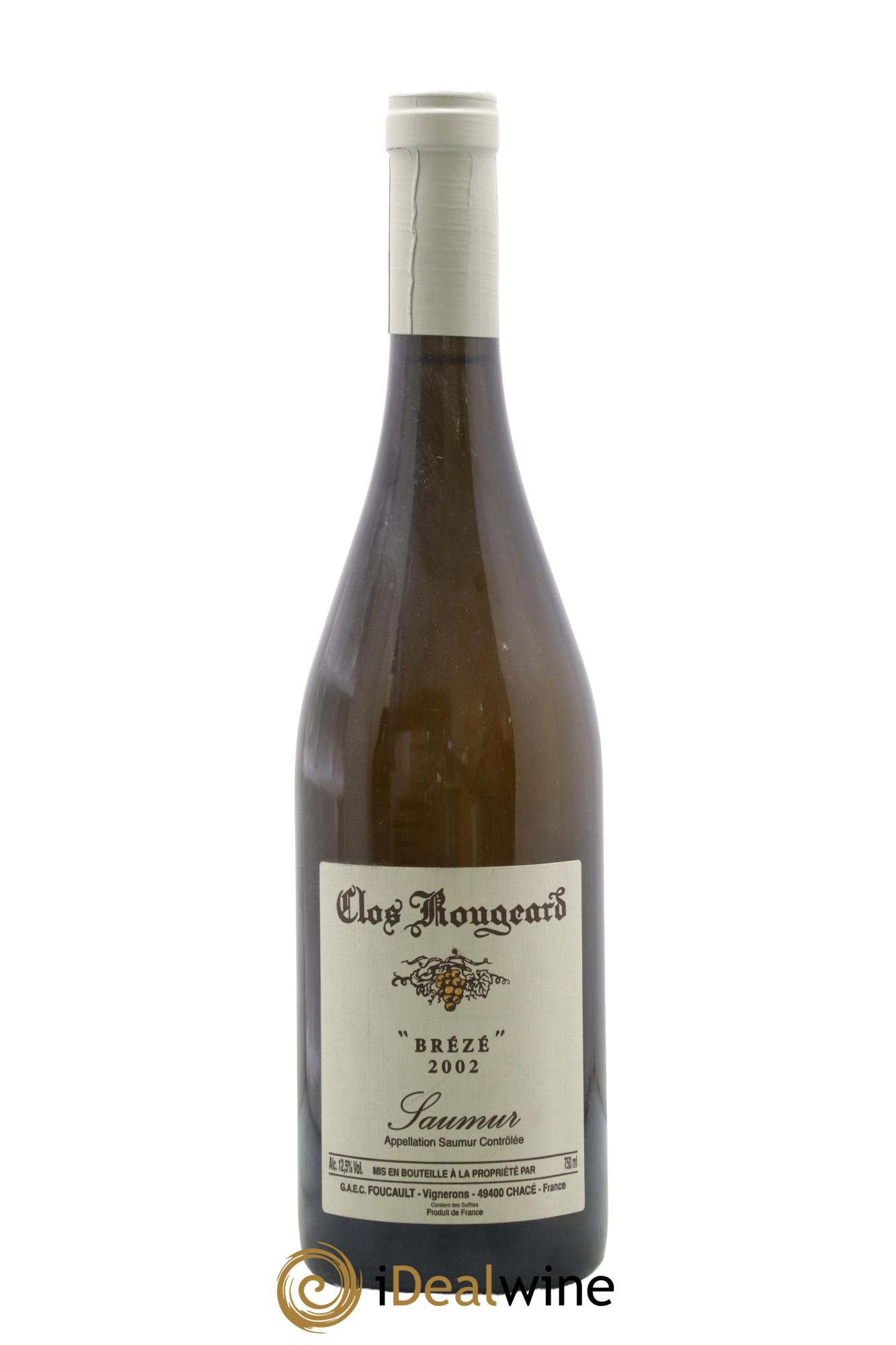 Saumur Brézé Clos Rougeard 2002 - Lot de 1 bouteille - 0