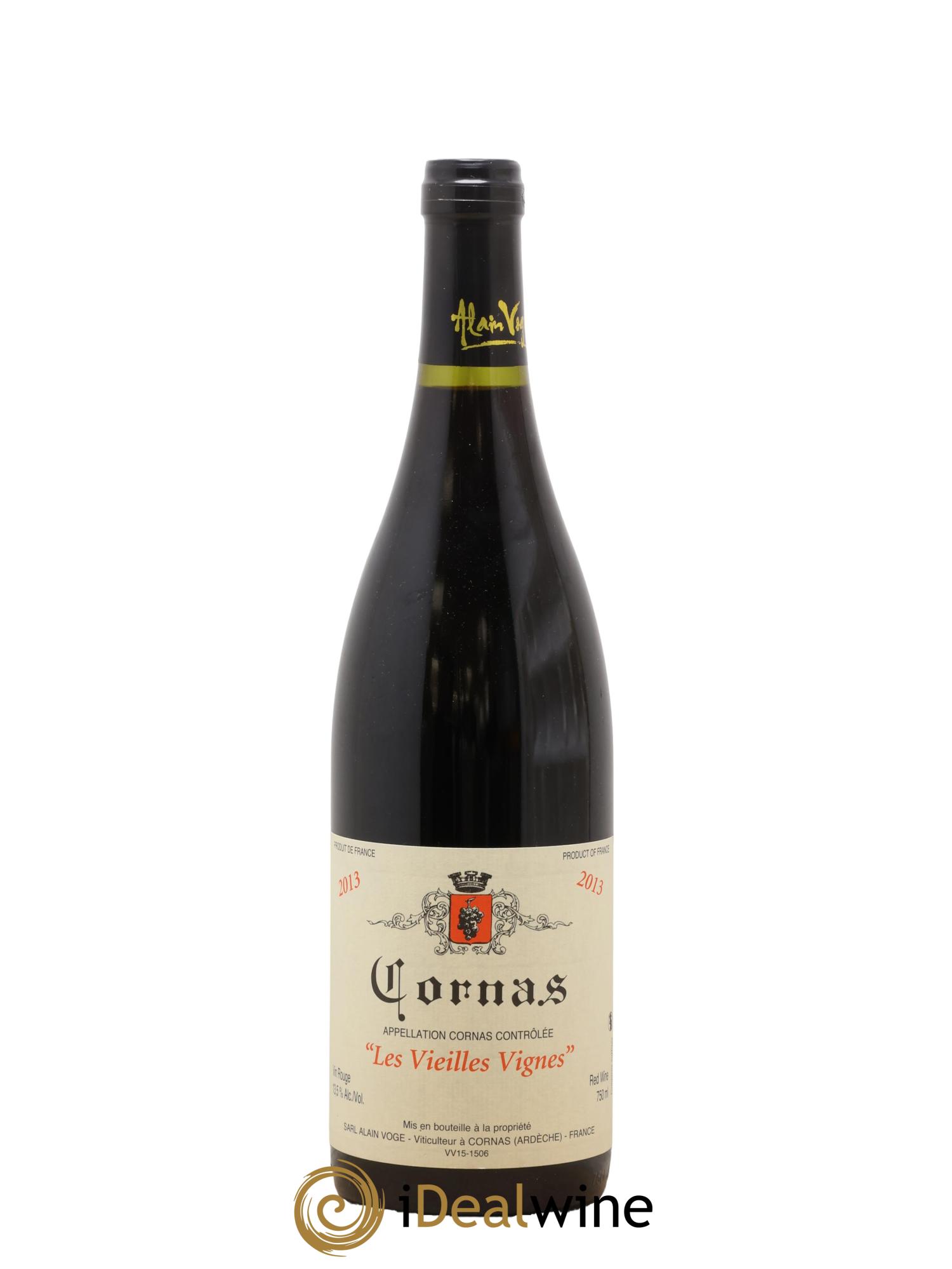 Cornas Les Vieilles Vignes Alain Voge (Domaine) 2013 - Lot de 1 bouteille - 0
