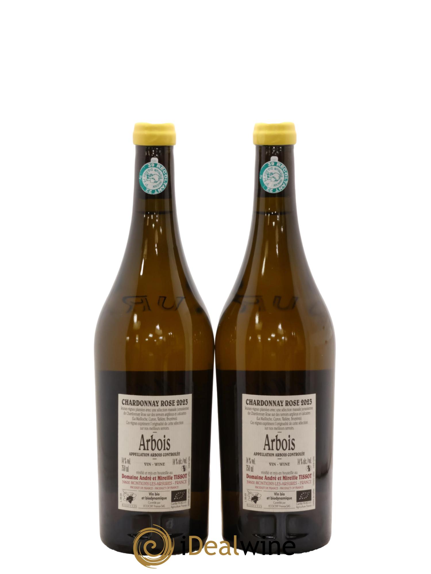Arbois Rose Massale Bénédicte et Stéphane Tissot 2023 - Lot de 2 bouteilles - 1
