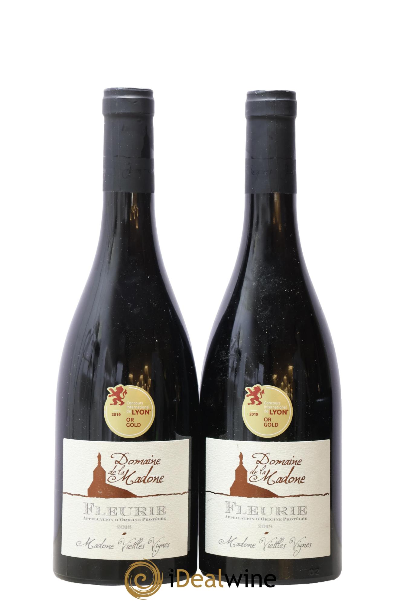 Fleurie Vieilles vignes La Madone - J.M Despres (Domaine de) 2018 - Lot de 2 bouteilles - 0