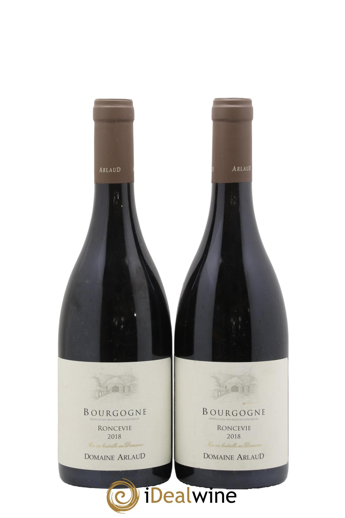 Bourgogne Roncevie Arlaud 2018 - Lot de 2 bouteilles - 0