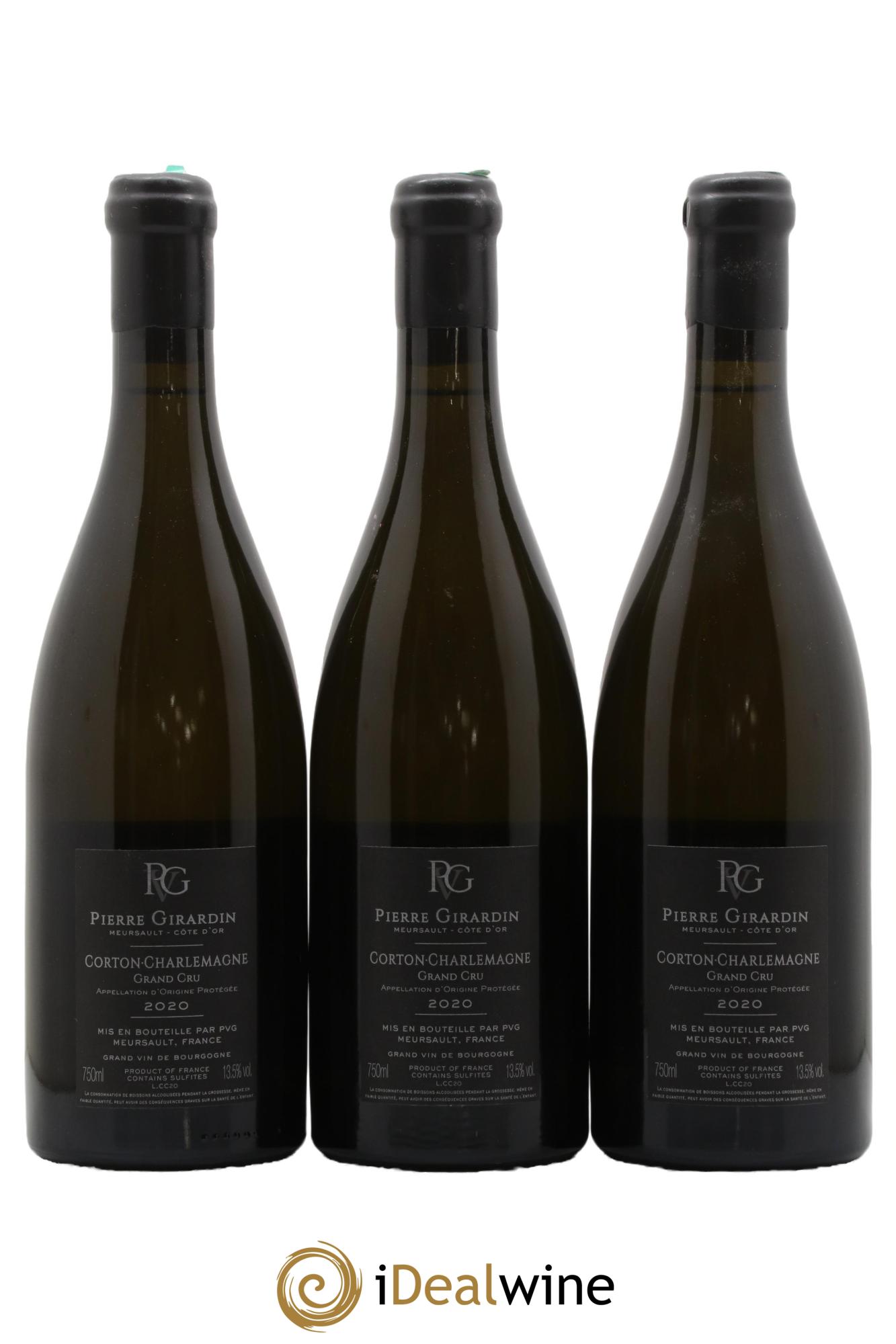 Corton-Charlemagne Grand Cru Pierre Girardin 2020 - Lot de 3 bouteilles - 1