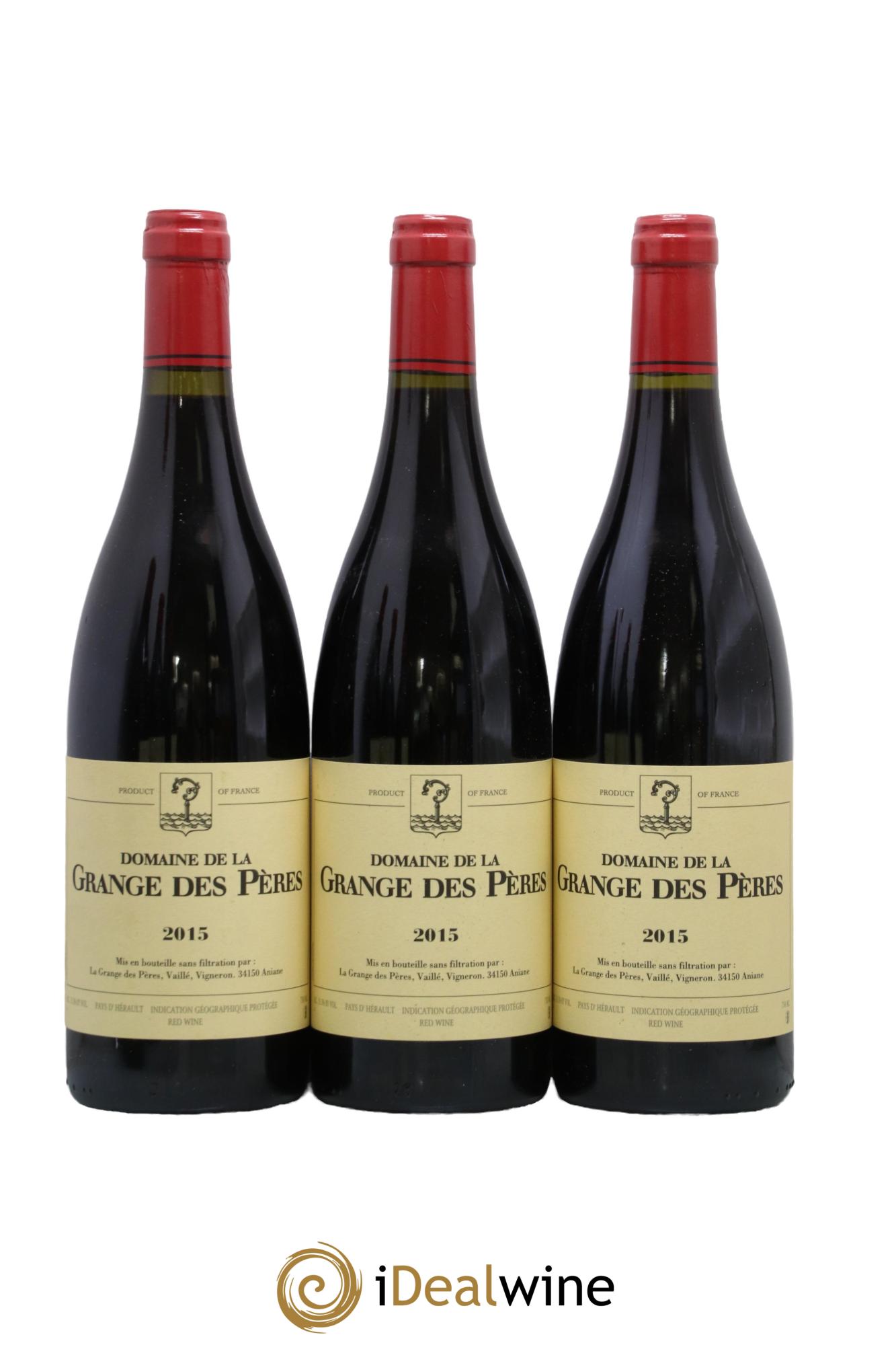 Pays d'Hérault Grange des Pères Laurent Vaillé 2015 - Lot of 6 bottles - 1