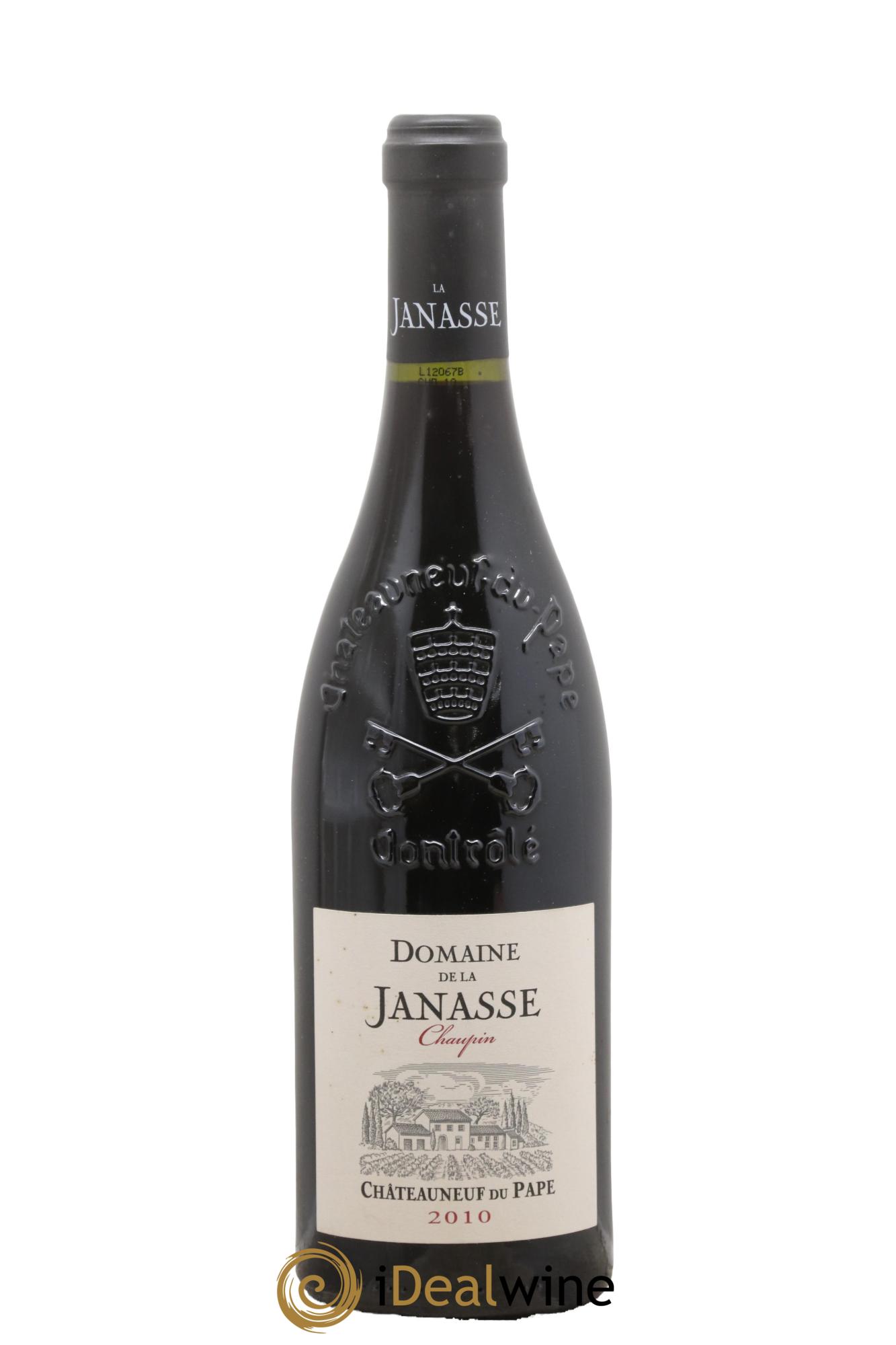Châteauneuf-du-Pape Cuvée Chaupin La Janasse (Domaine de) 2010 - Lot of 1 bottle - 0