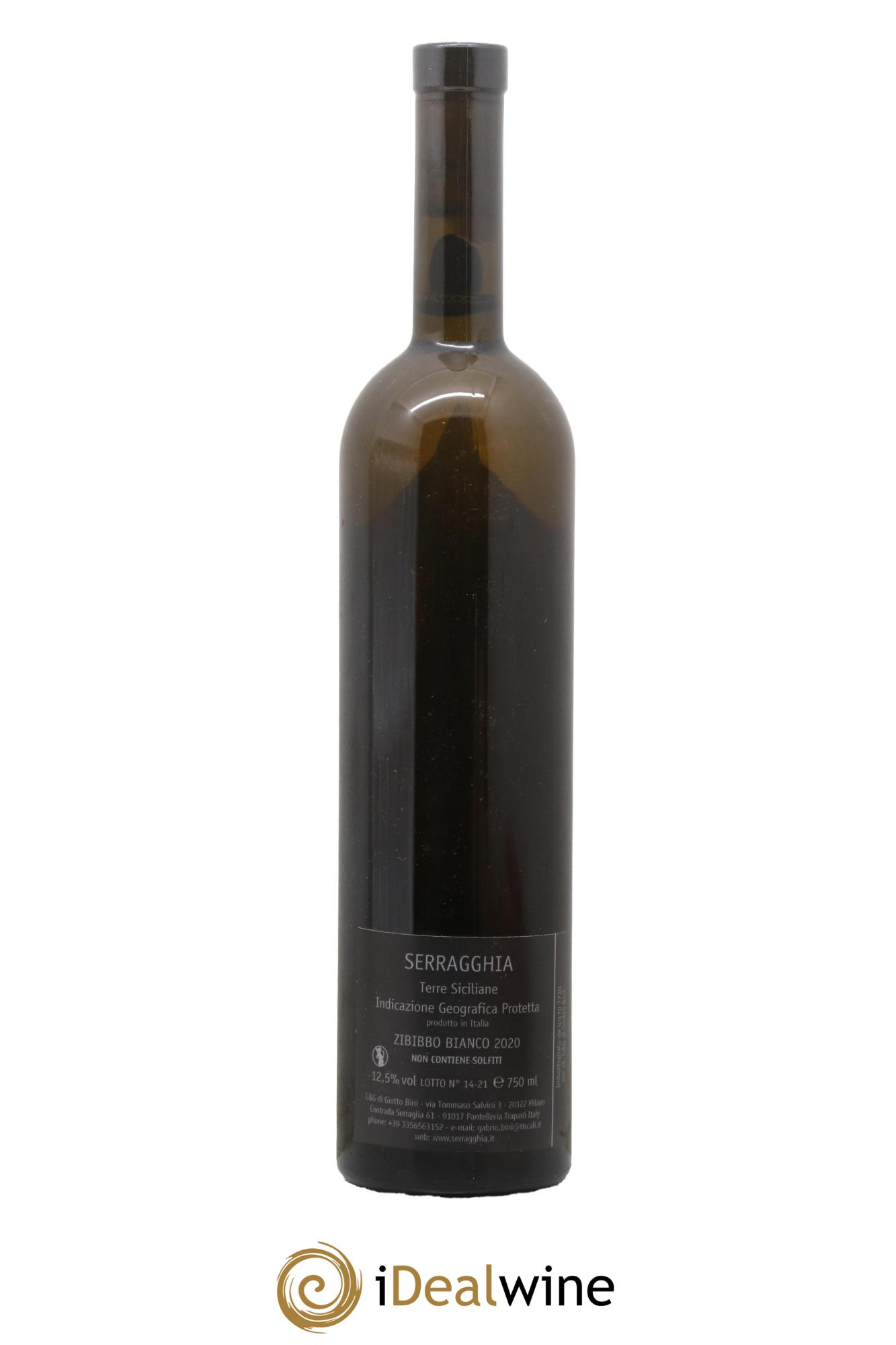 Terre Siciliane IGT Heritage Azienda Serragghia 2020 - Lotto di 1 bottiglia - 1