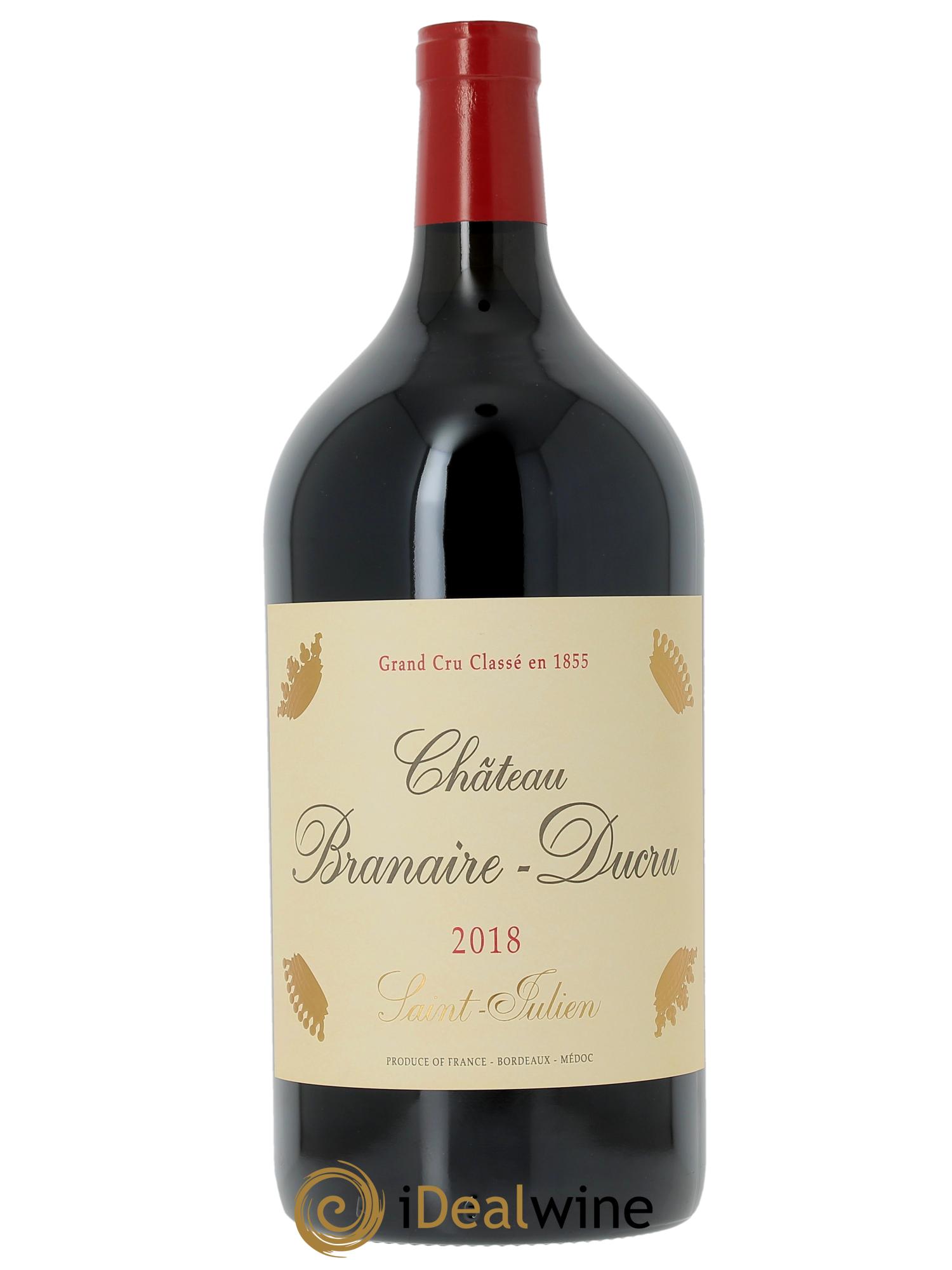 Château Branaire Ducru 4ème Grand Cru Classé  2018 - Lot de 1 double magnum - 1