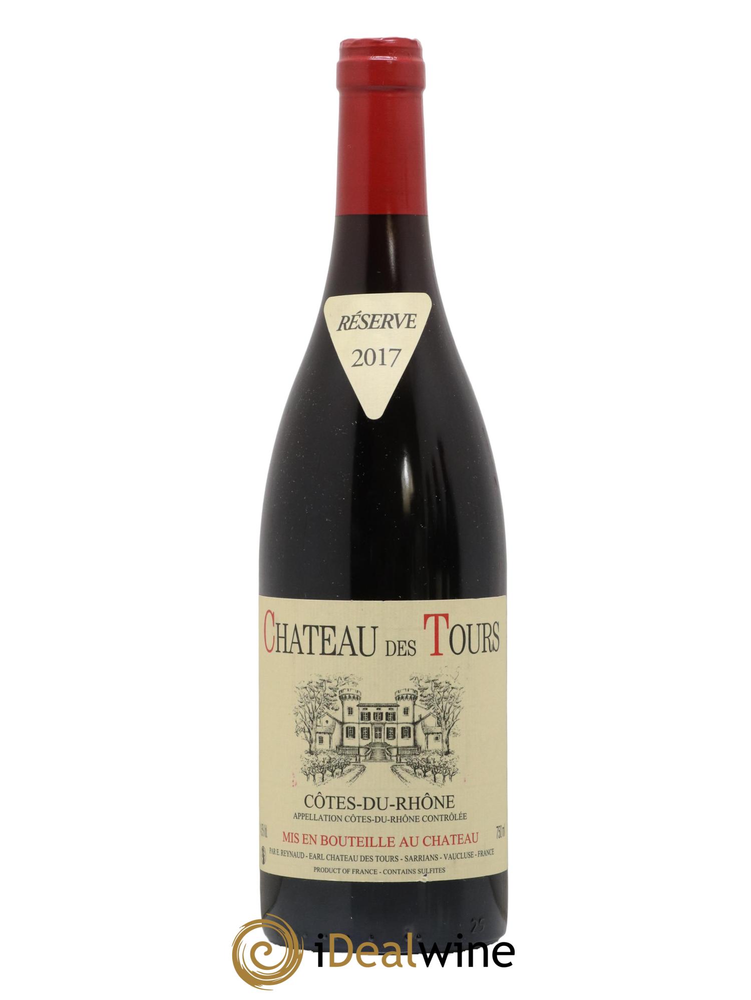 Côtes-du-Rhône Château des Tours Emmanuel Reynaud 2017 - Lot de 1 bouteille - 0