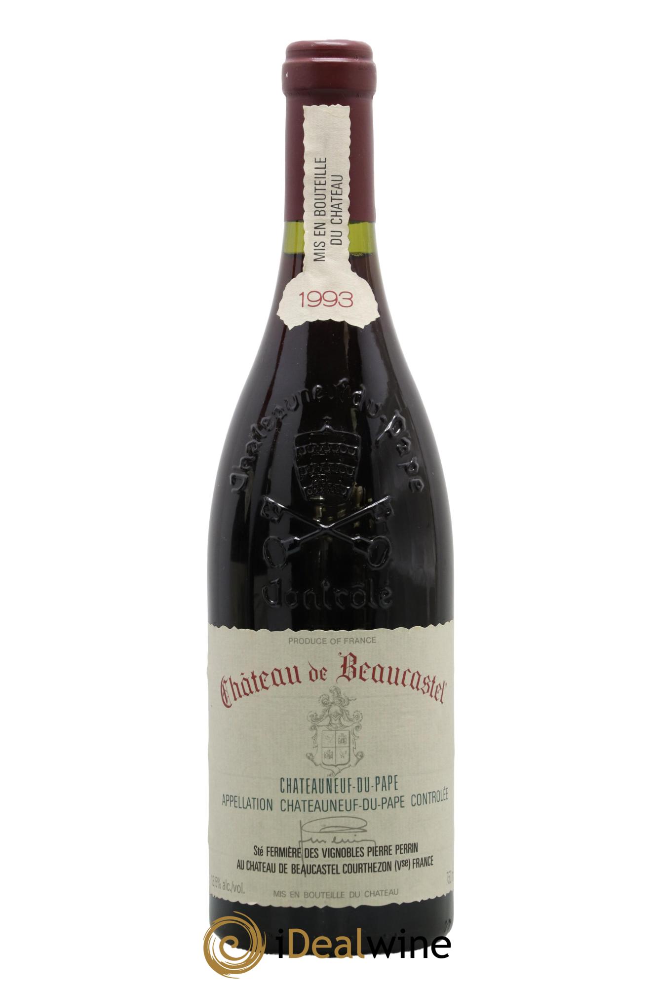 Châteauneuf-du-Pape Château de Beaucastel Famille Perrin 1993 - Lot of 1 bottle - 0